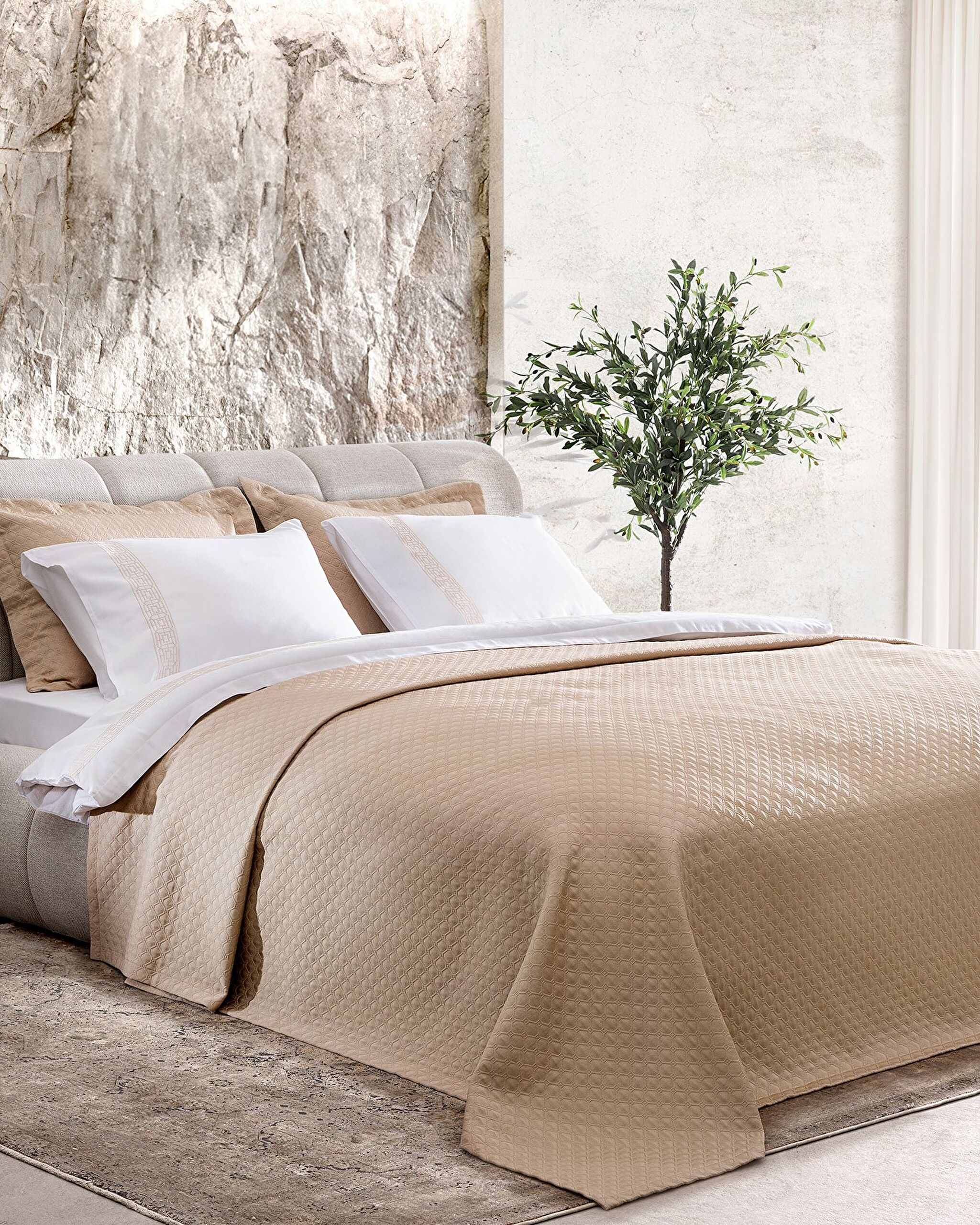 Ensemble de dot Somme 7 pièces - Beige - 0