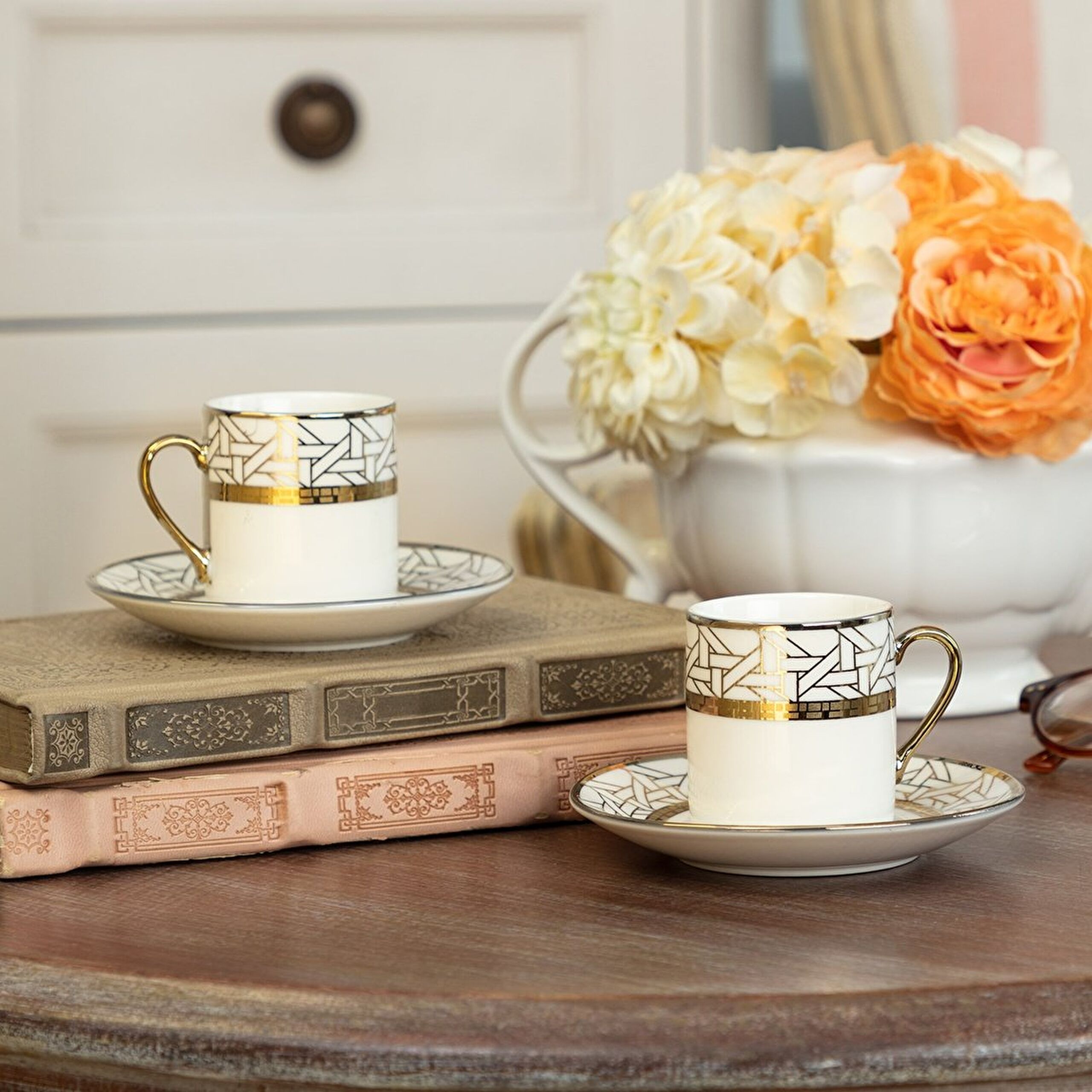 Ensemble de tasses à café Agréable pour 2 - 80 ml - 0