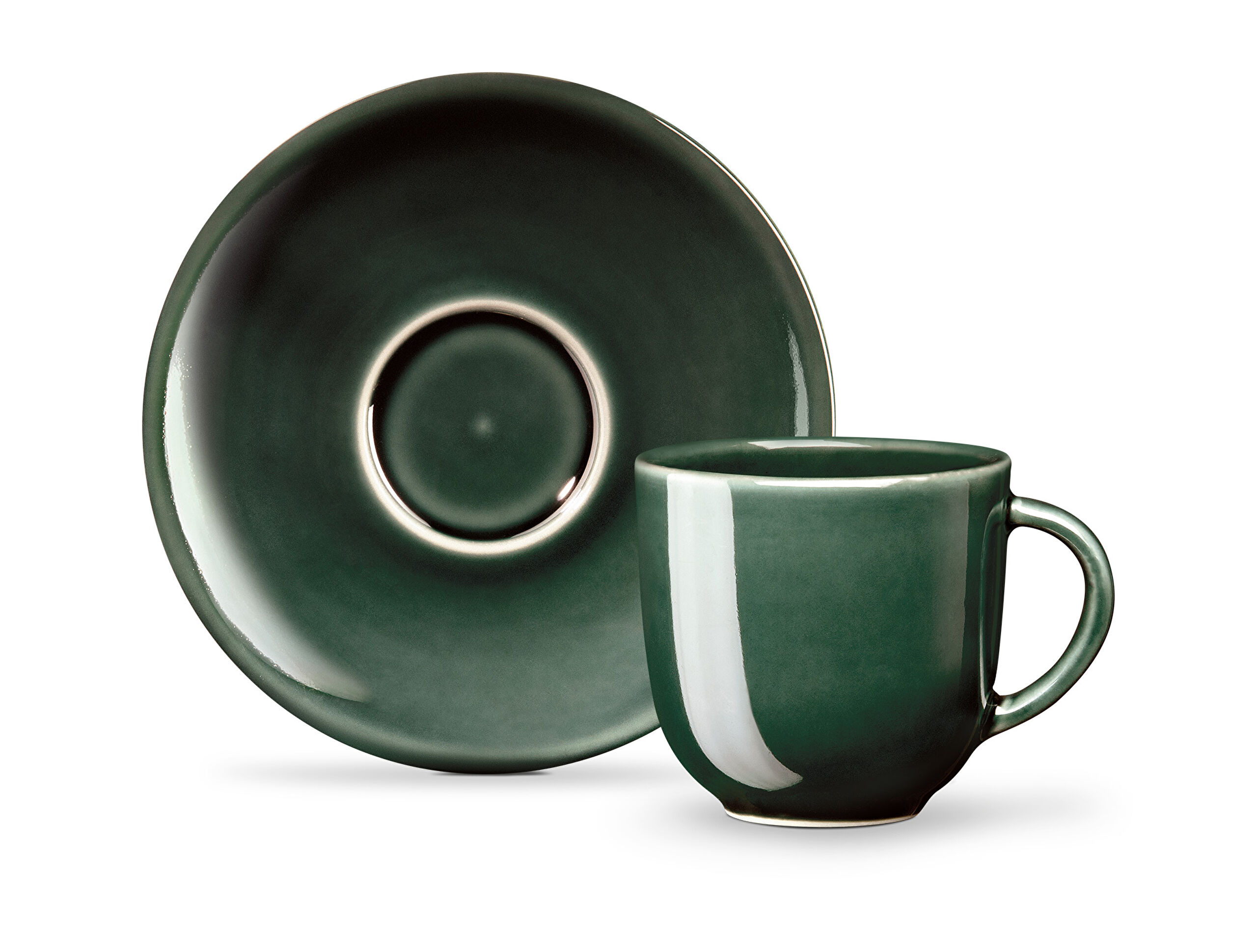 Ensemble de Tasses à Café Morane pour 2 - Vert - 90 ml - 1