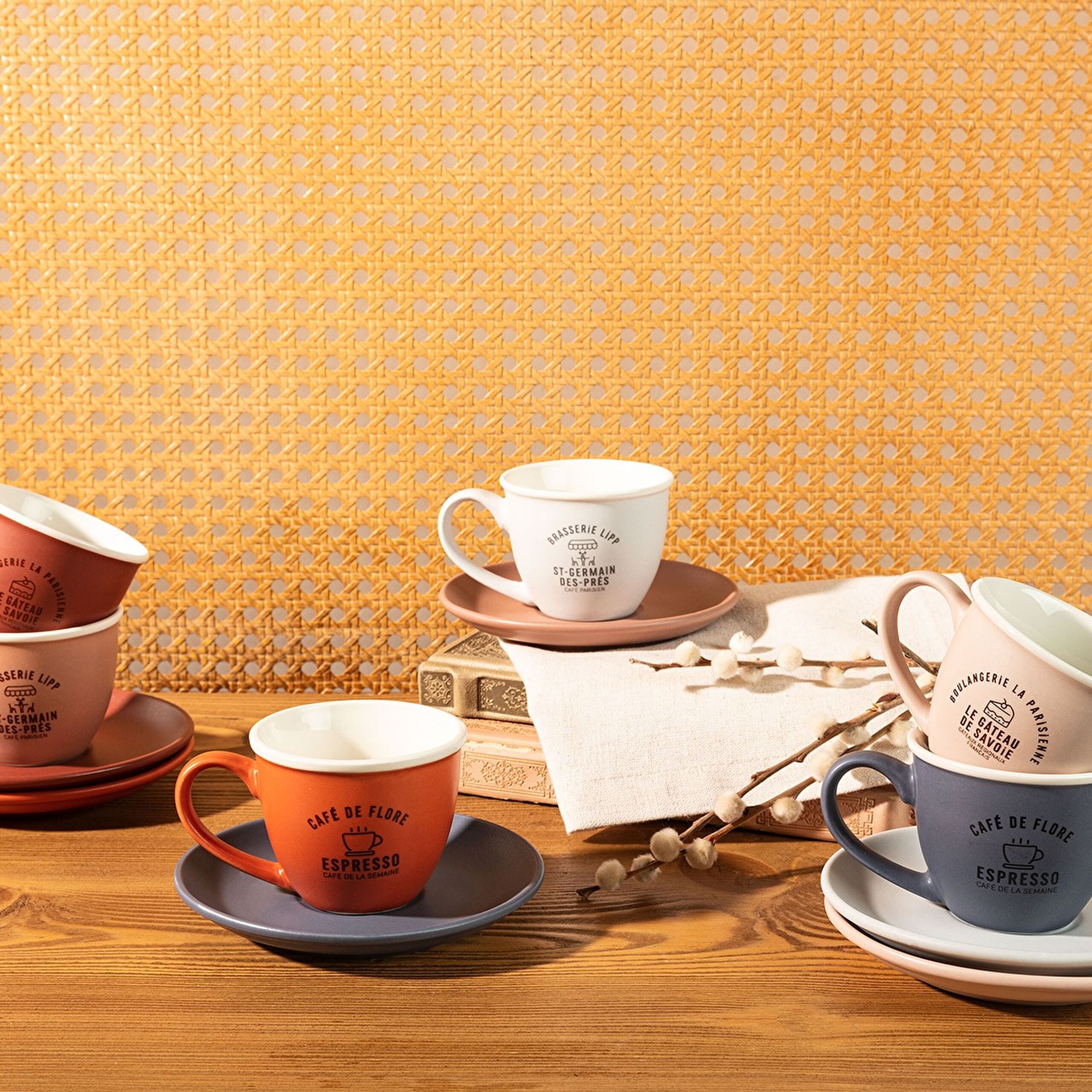 Ensemble de tasses à café 12 pièces Grand - 1