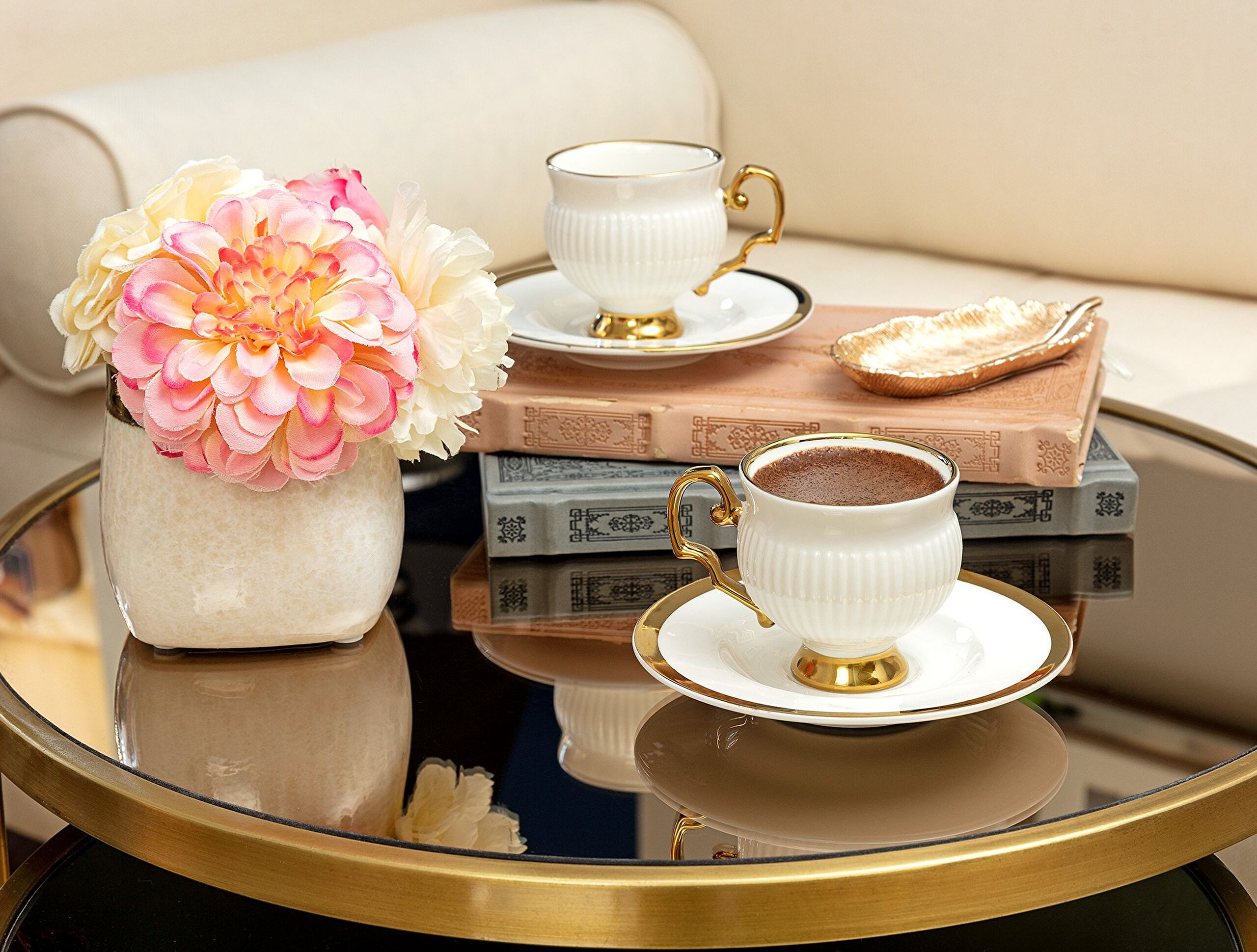 Yolande Pensee Set de 2 tasses à café - 0