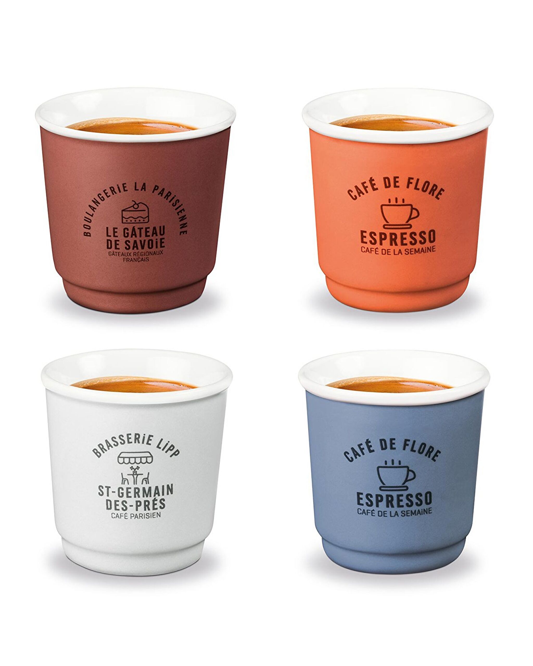 Darci Espressotassen-Set – 90 ml - 1