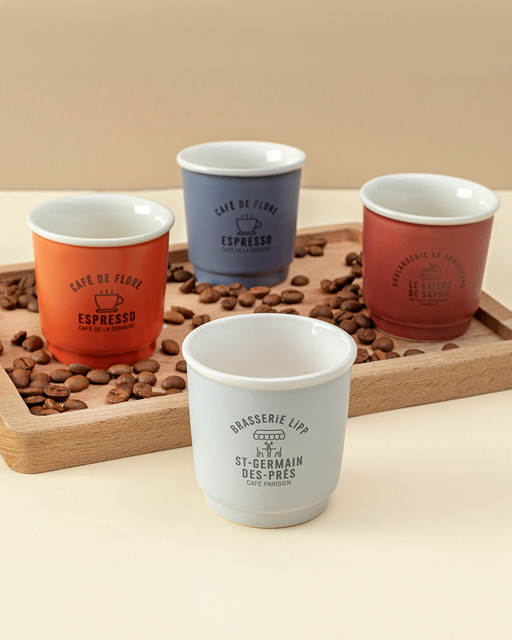 Darci Espressotassen-Set – 90 ml - 0