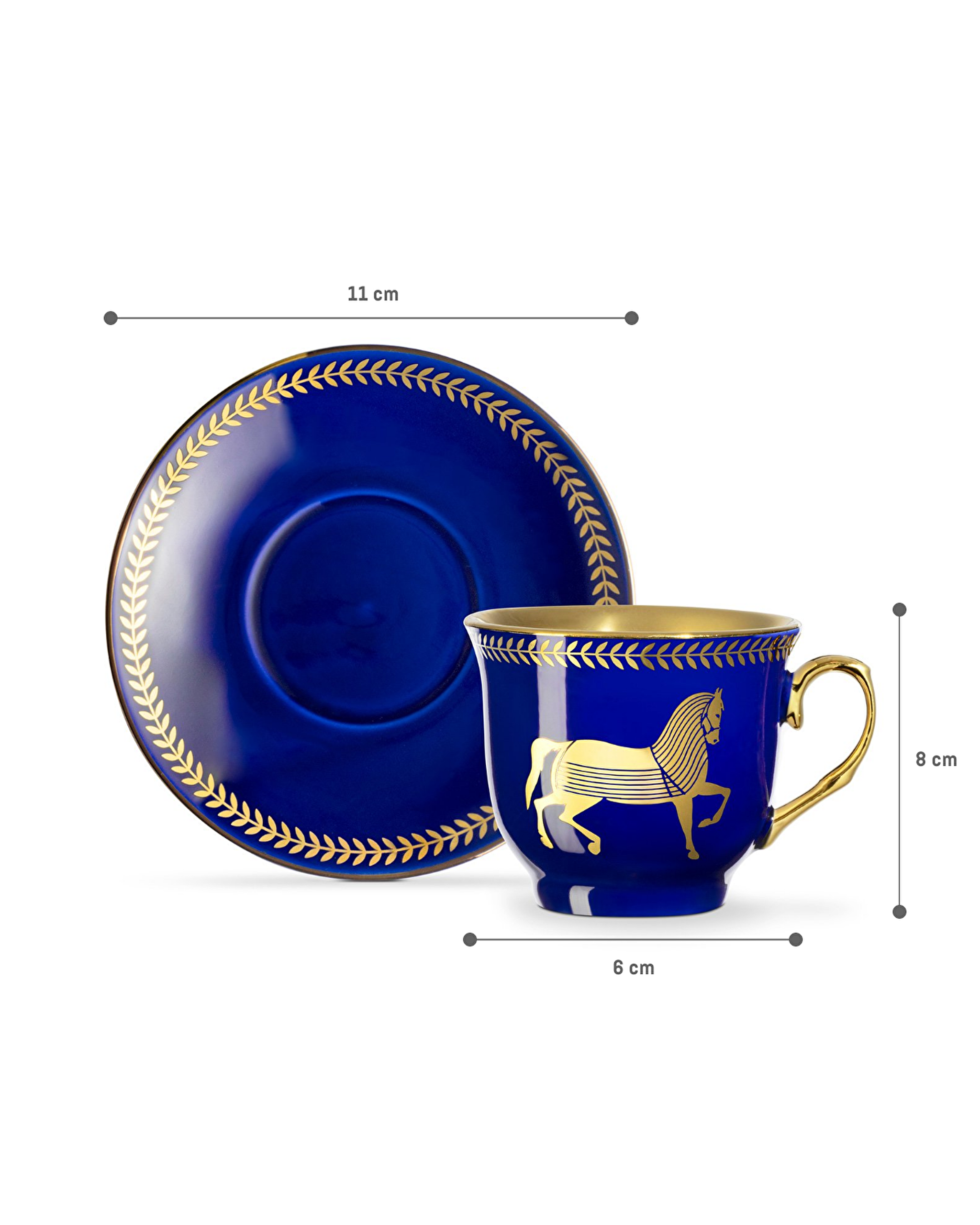 Alita Lot de 4 Tasses à Café - Colorées - 90 ml - 2