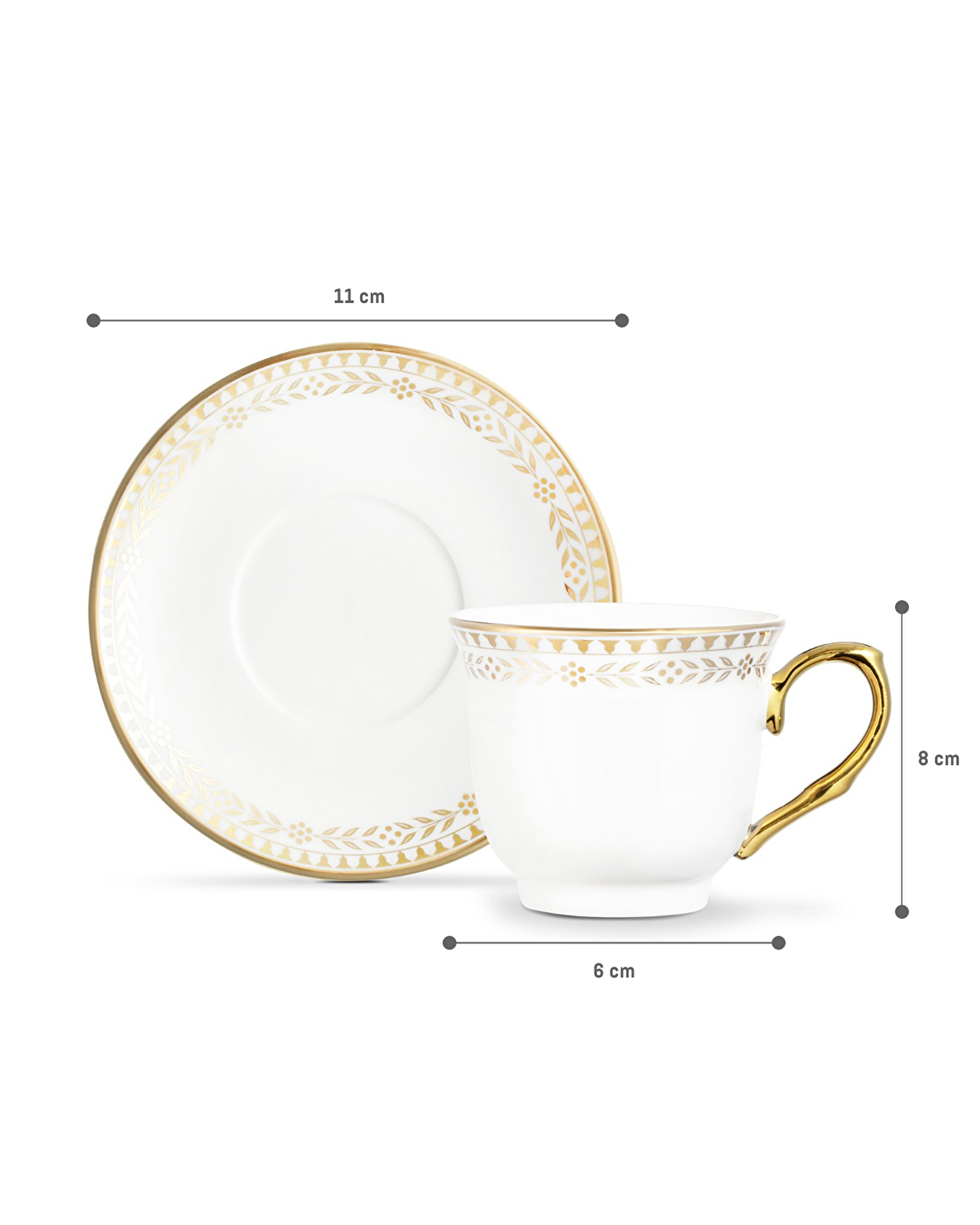 Ensemble de 4 Tasses à Café Allaire - Colorées - 90 ml - 2