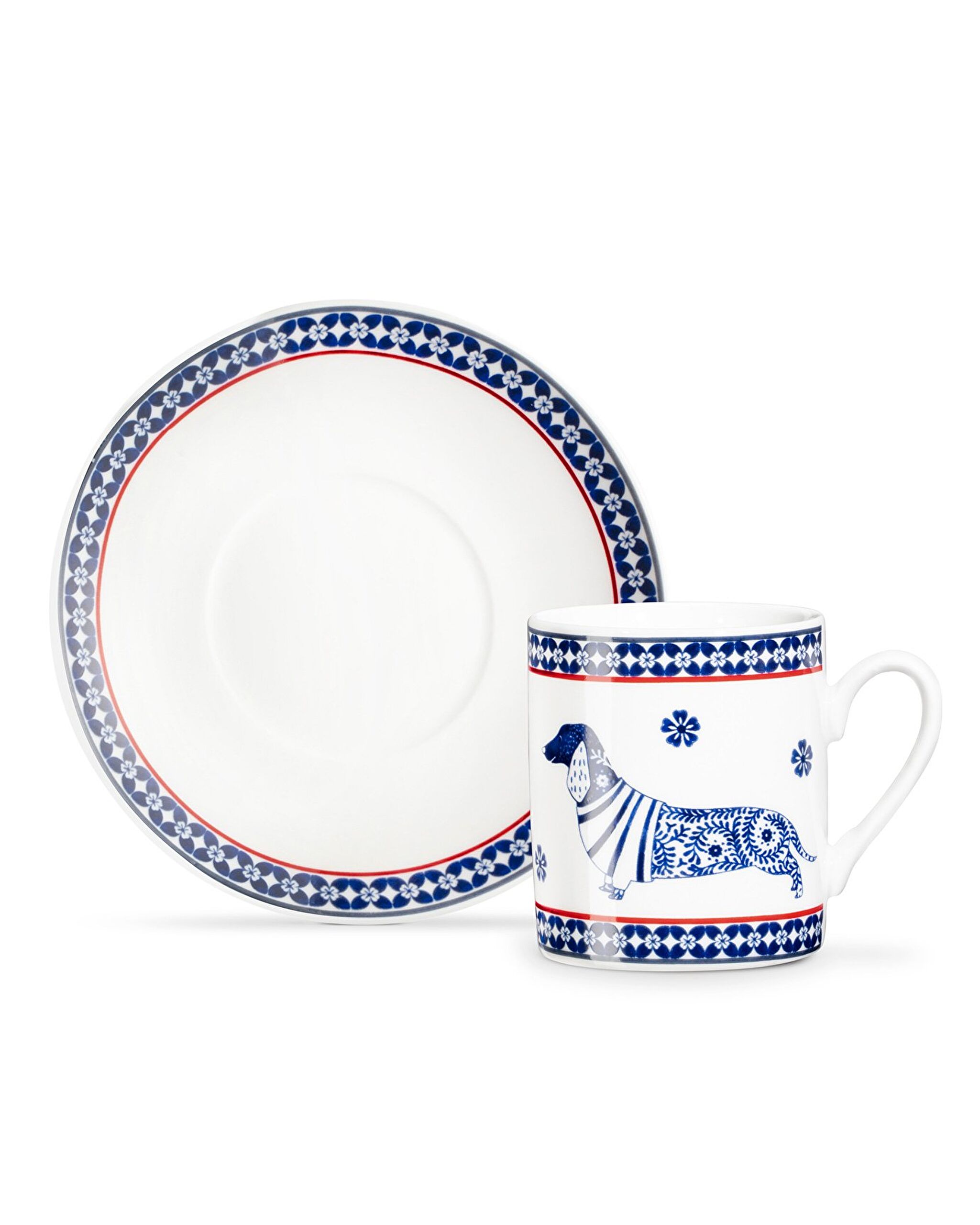 Damien Lot de 2 Tasses à Café - Colorées - 90 ml - 2