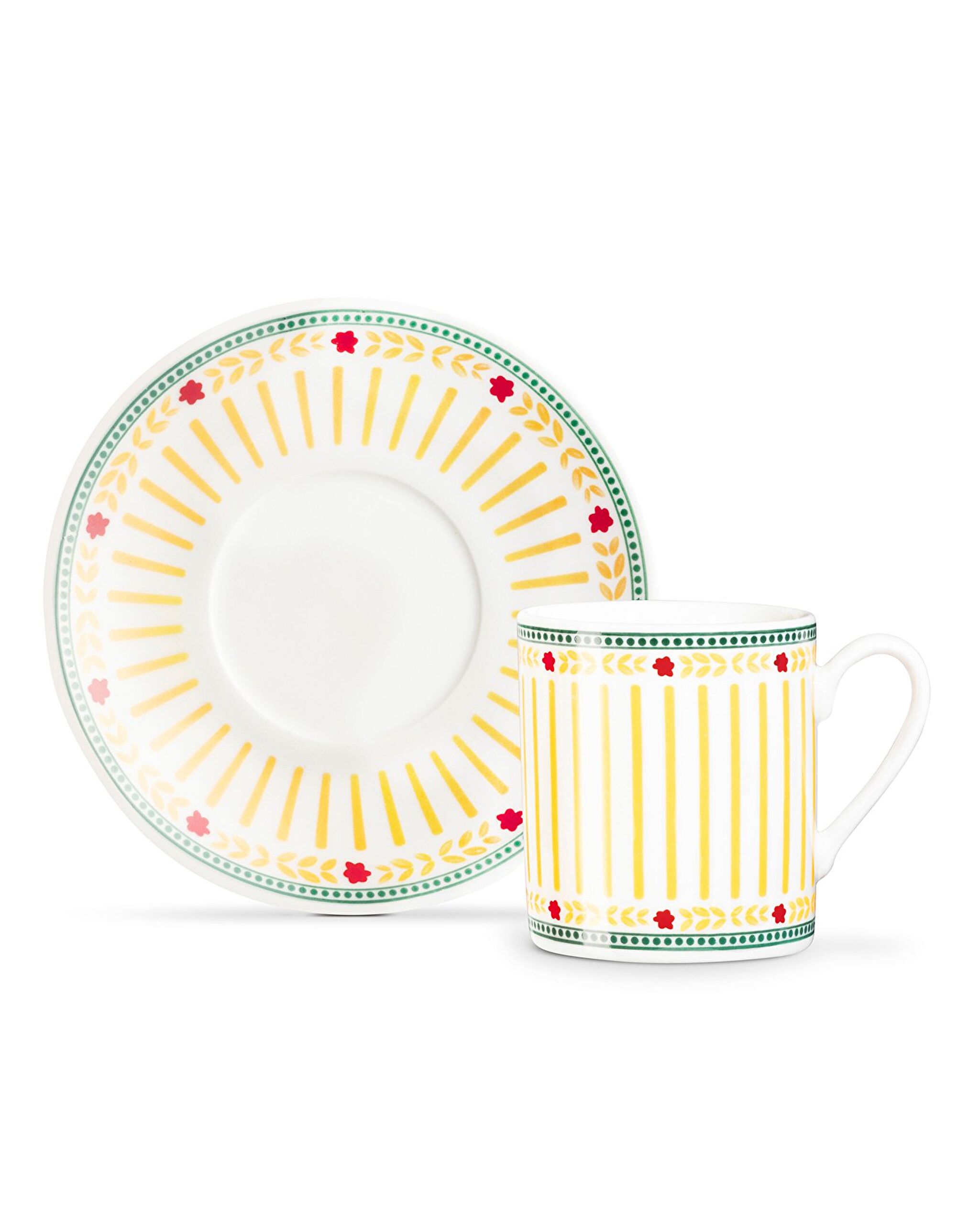 Ensemble de tasses à café 2 pièces Eulalie - Coloré - 90 ml - 2