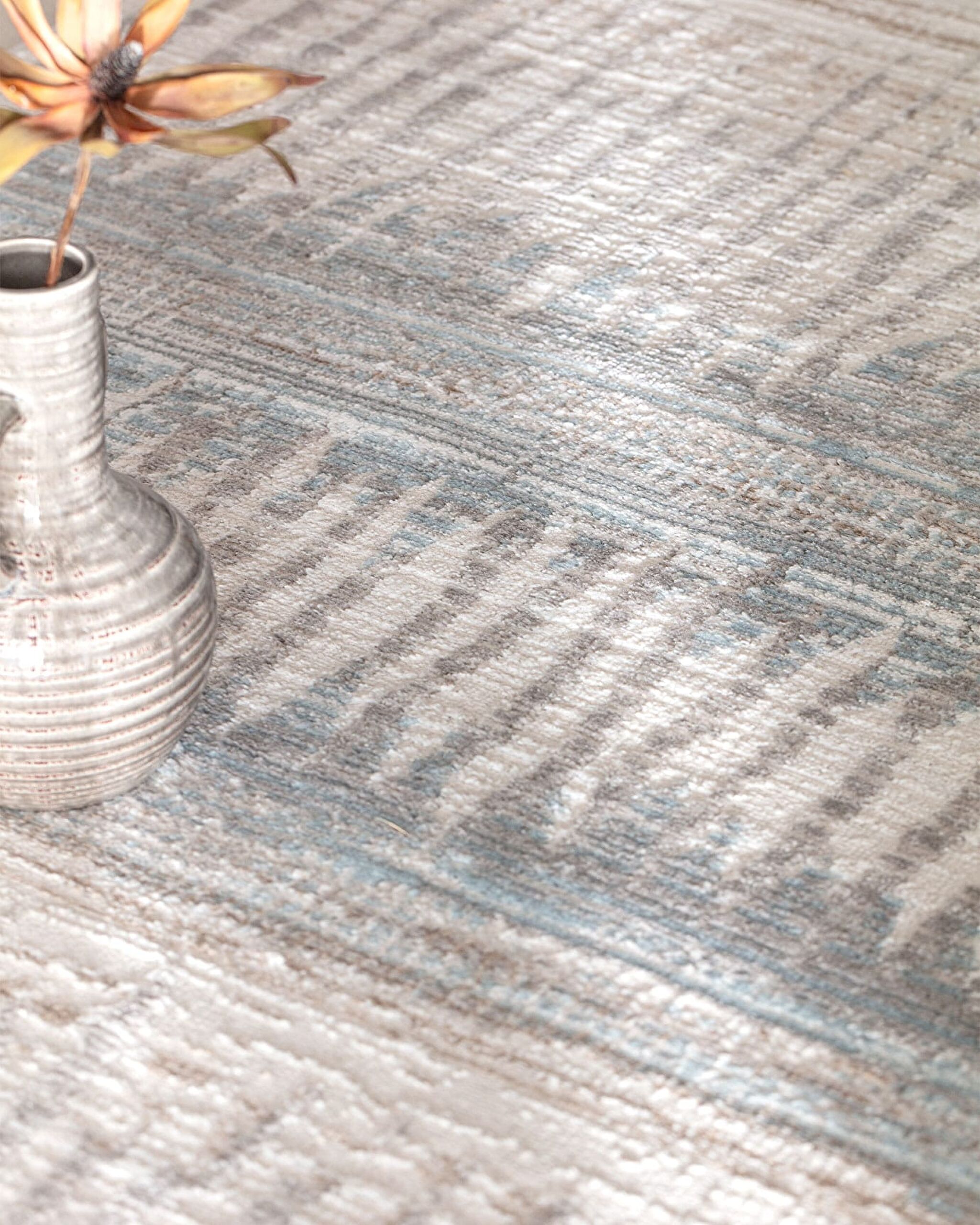 Tapis Curtice - Gris - 80x300 cm - 4