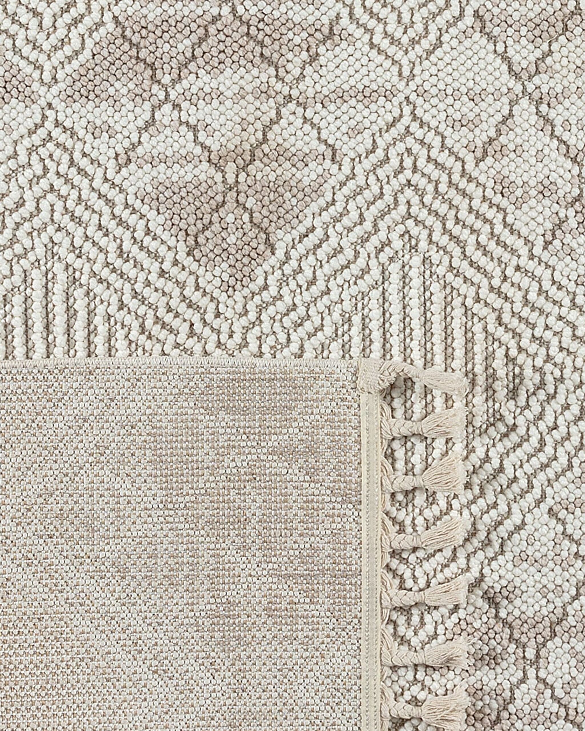 Tapis à Franges Clavier - Os - 80x300 cm - 1