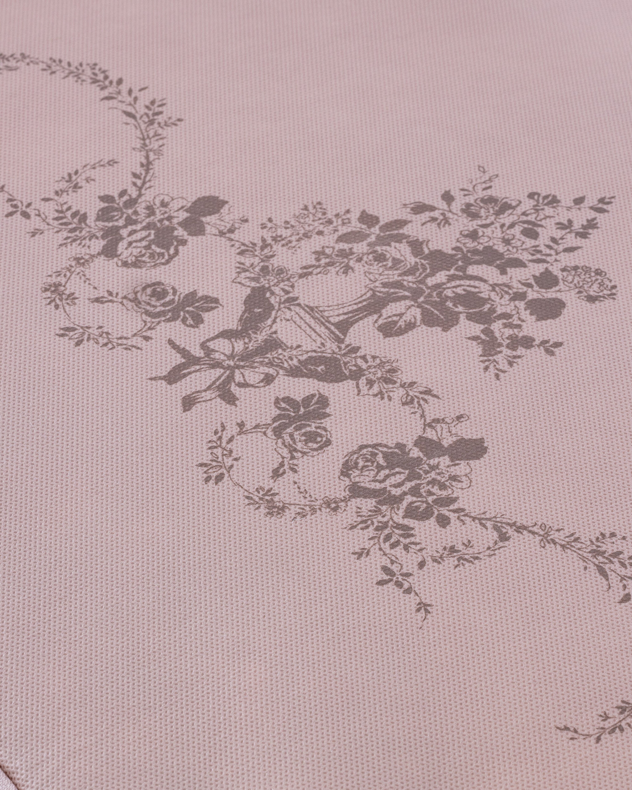 Sacoche à imprimé floral - Poudre - 64x41x35 cm - 5