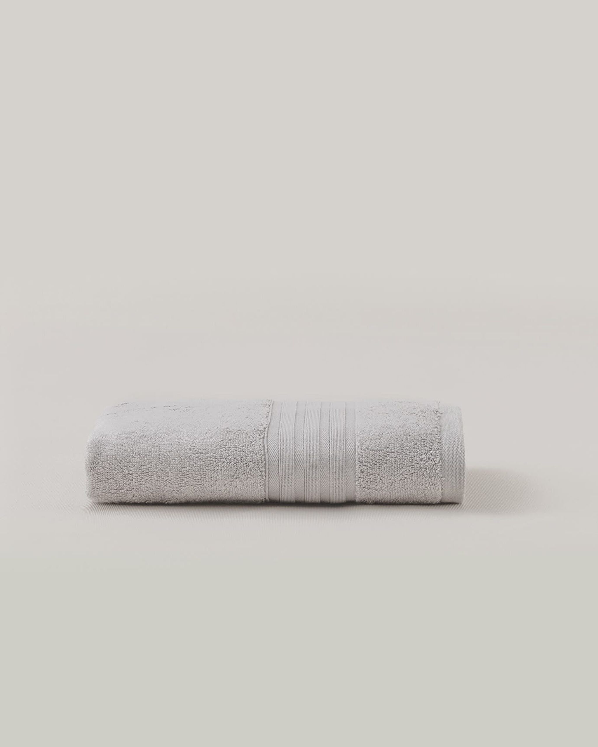 Martha-Gesichtshandtuch (TENCEL:trade_mark:) – Hellgrau – 50 x 80 cm - 2