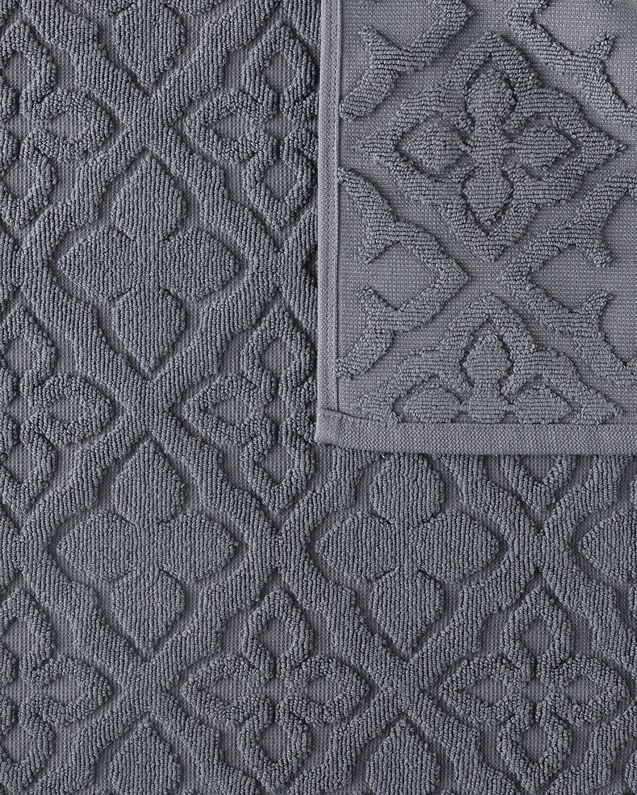 Rachel 100% Cotton Foot Towel - Anthracite - 50x70 cm - 4