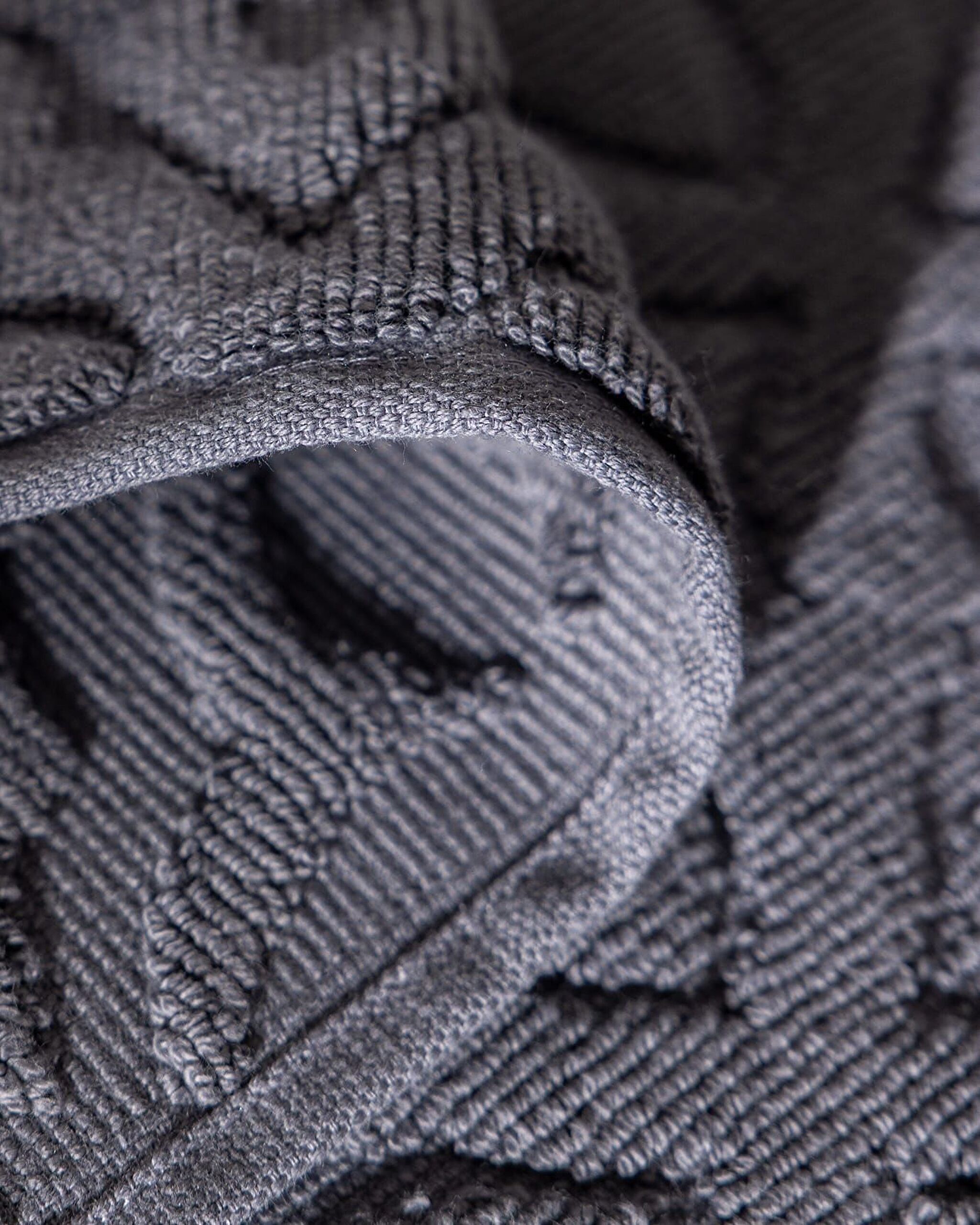 Rachel %100 Pamuk Ayak Havlusu - Antrasit - 50x70 cm - 3