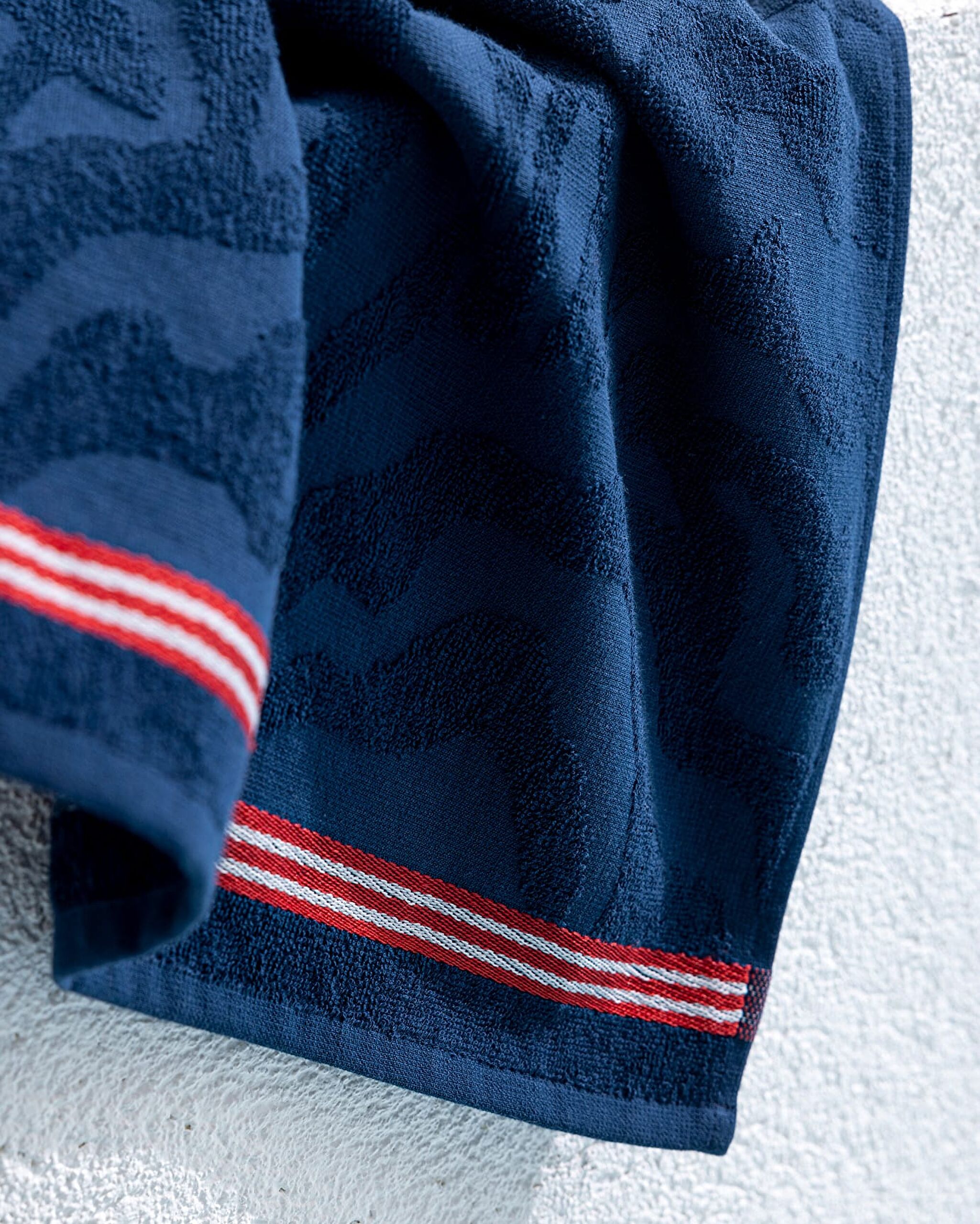 Saber 100% Cotton Beach Towel - Navy Blue - 70x150 cm - 2