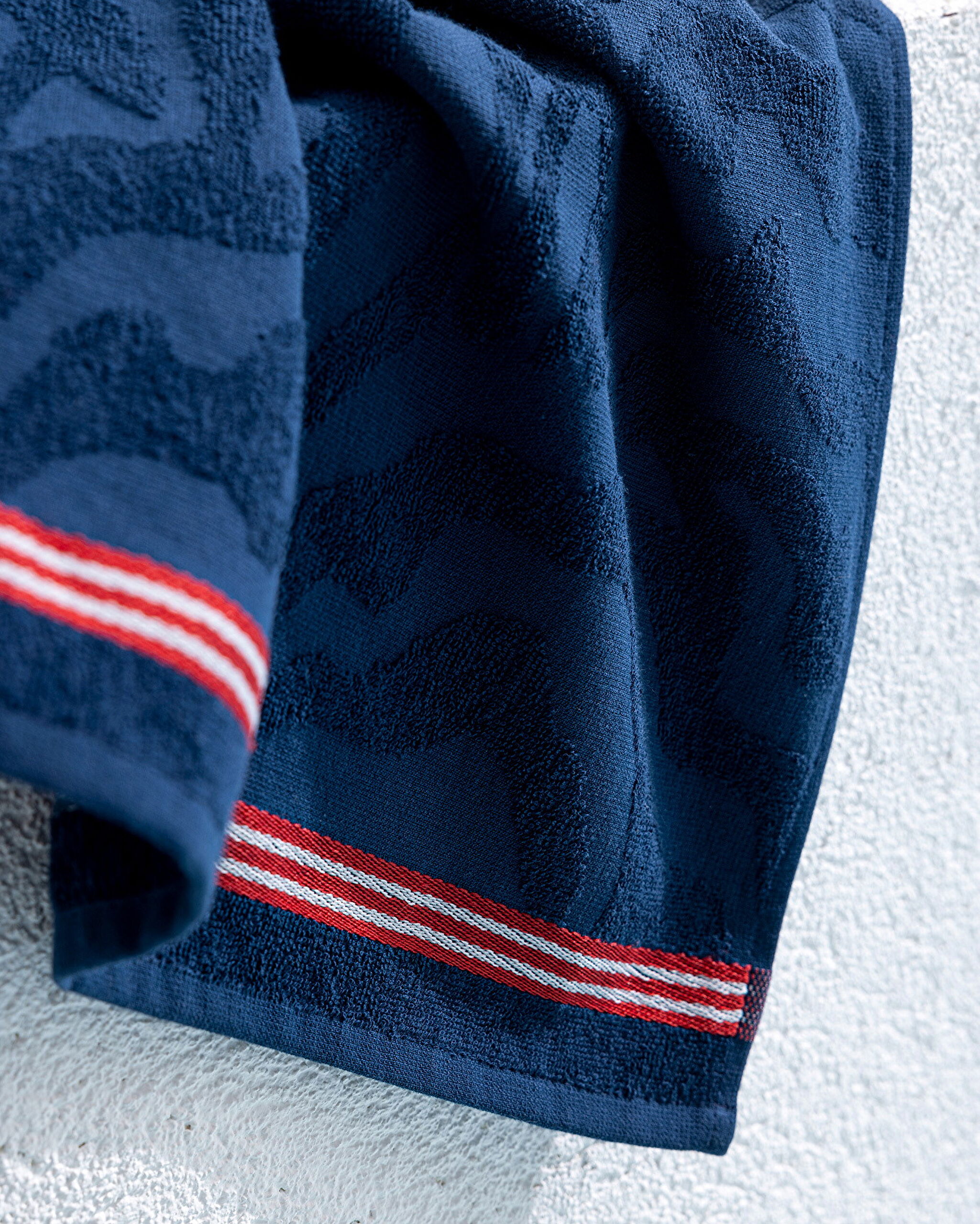 Serviette de Plage Sabre 100% Coton - Bleu Marine - 70x150 cm - 2