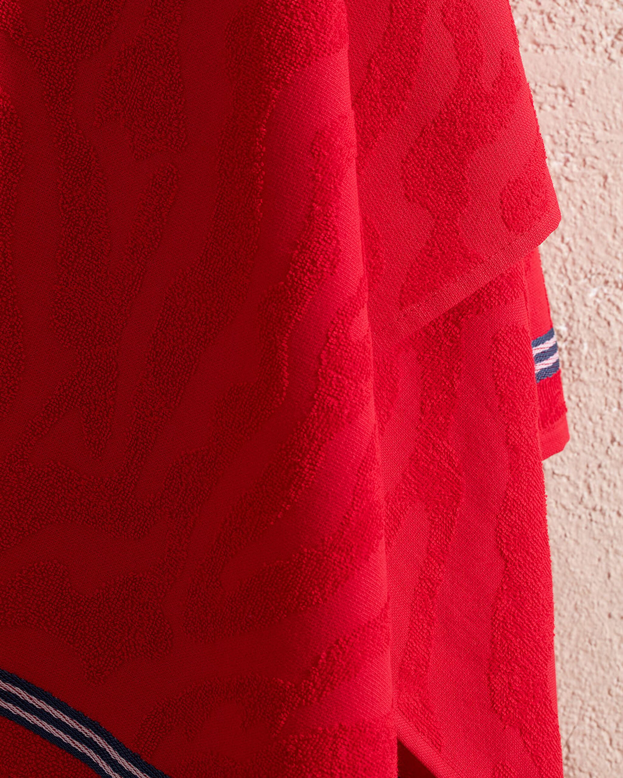 Sabre Strandtuch aus 100 % Baumwolle – Rot – 70 x 150 cm - 2