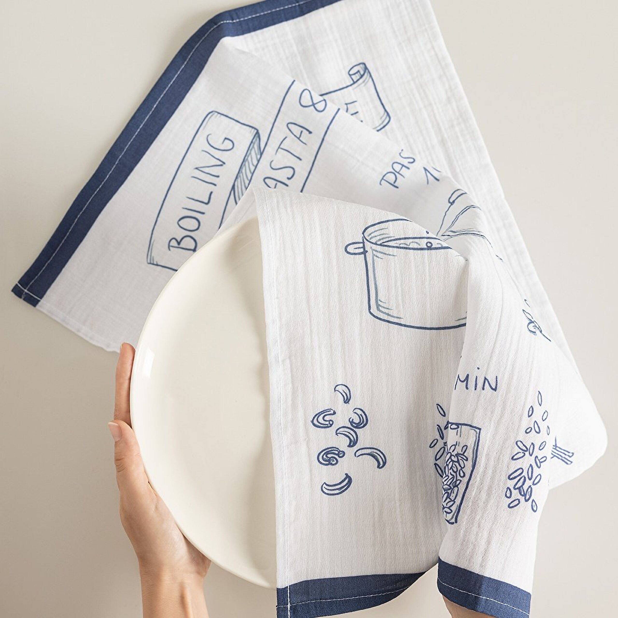 قماش تجفيف من الموسلين - 0