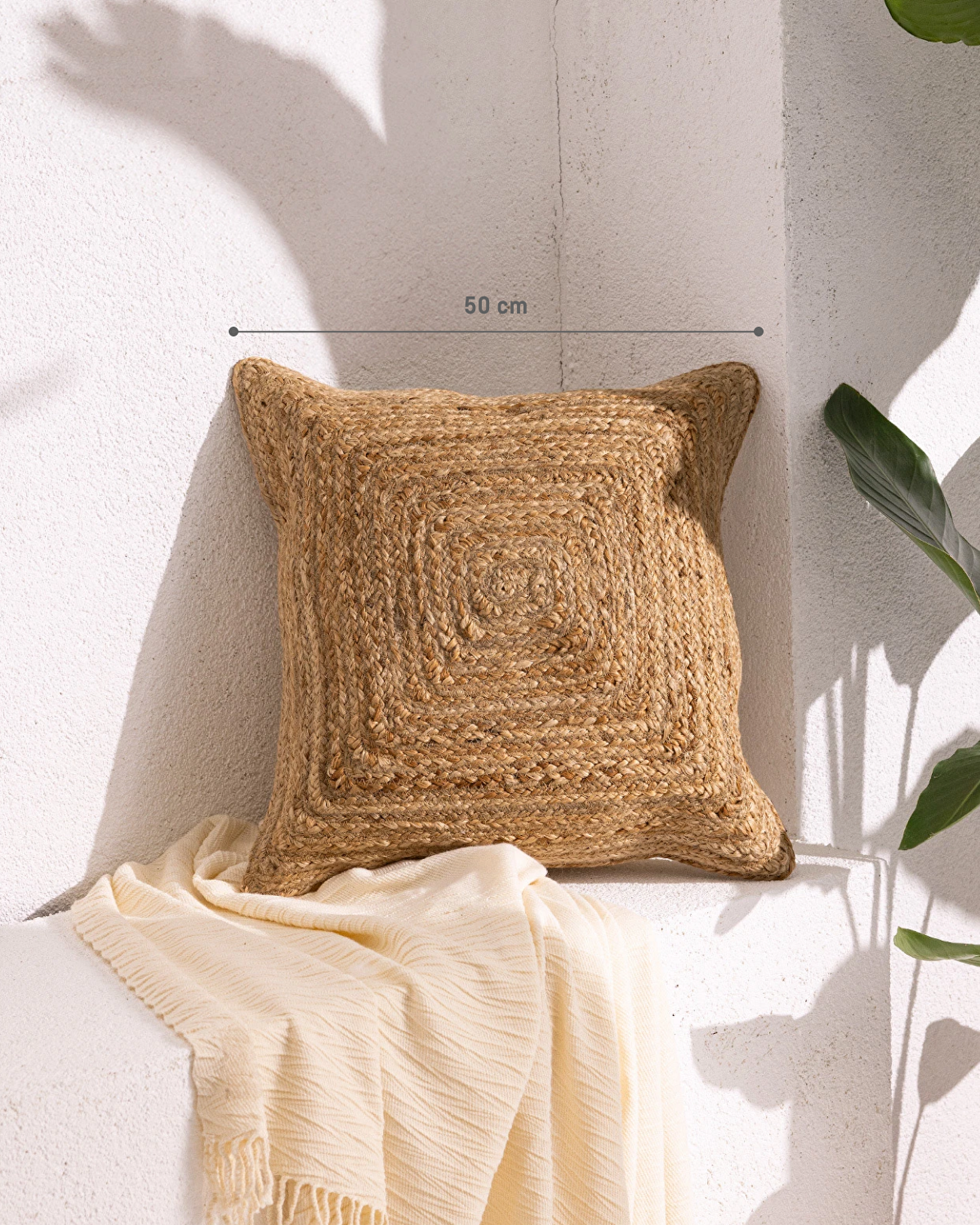 Housse de Coussin en Coton Orsay - Naturel - 50x50 cm - 5