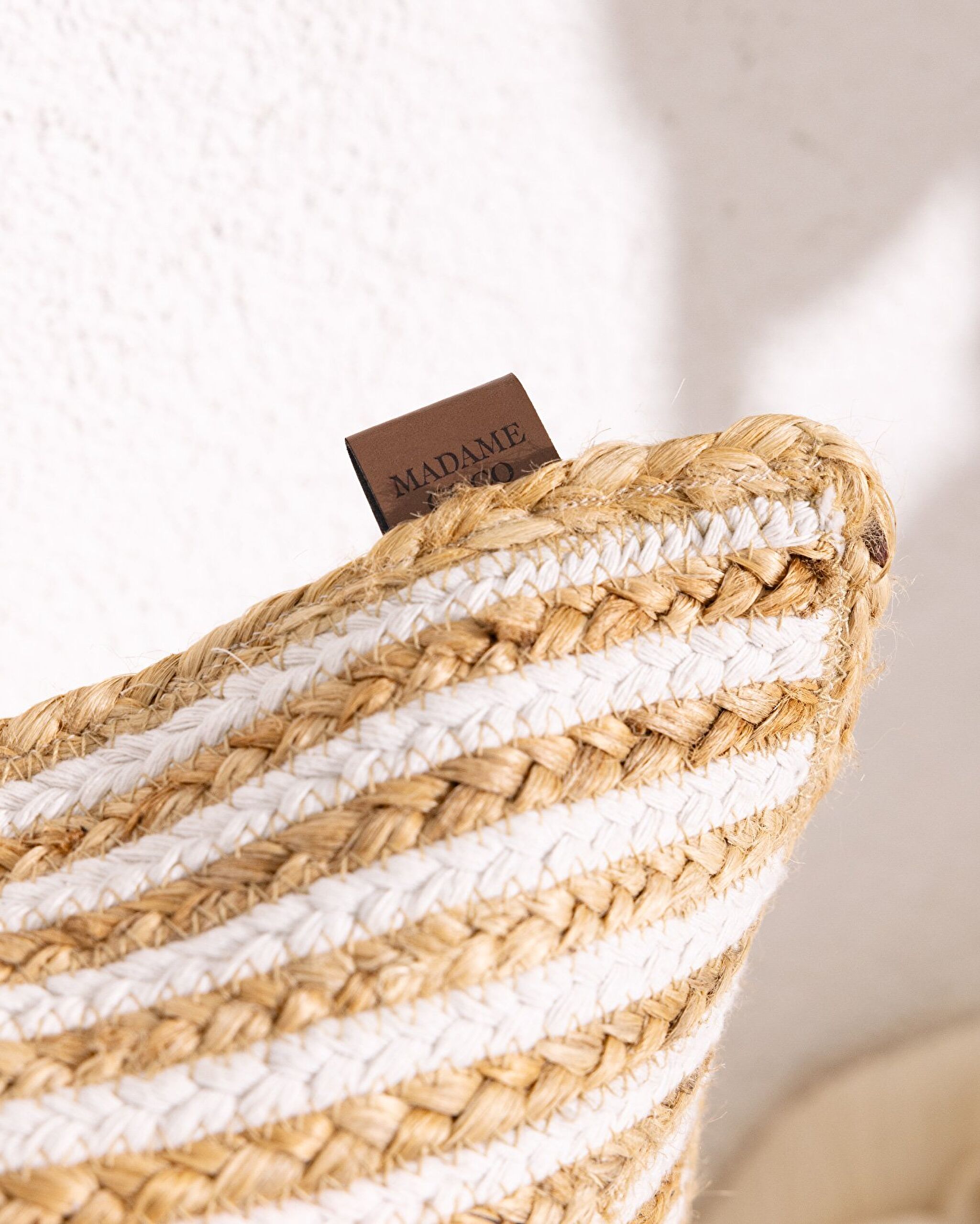 Housse de Coussin en Coton Seine - Naturel - 50x50 cm - 4