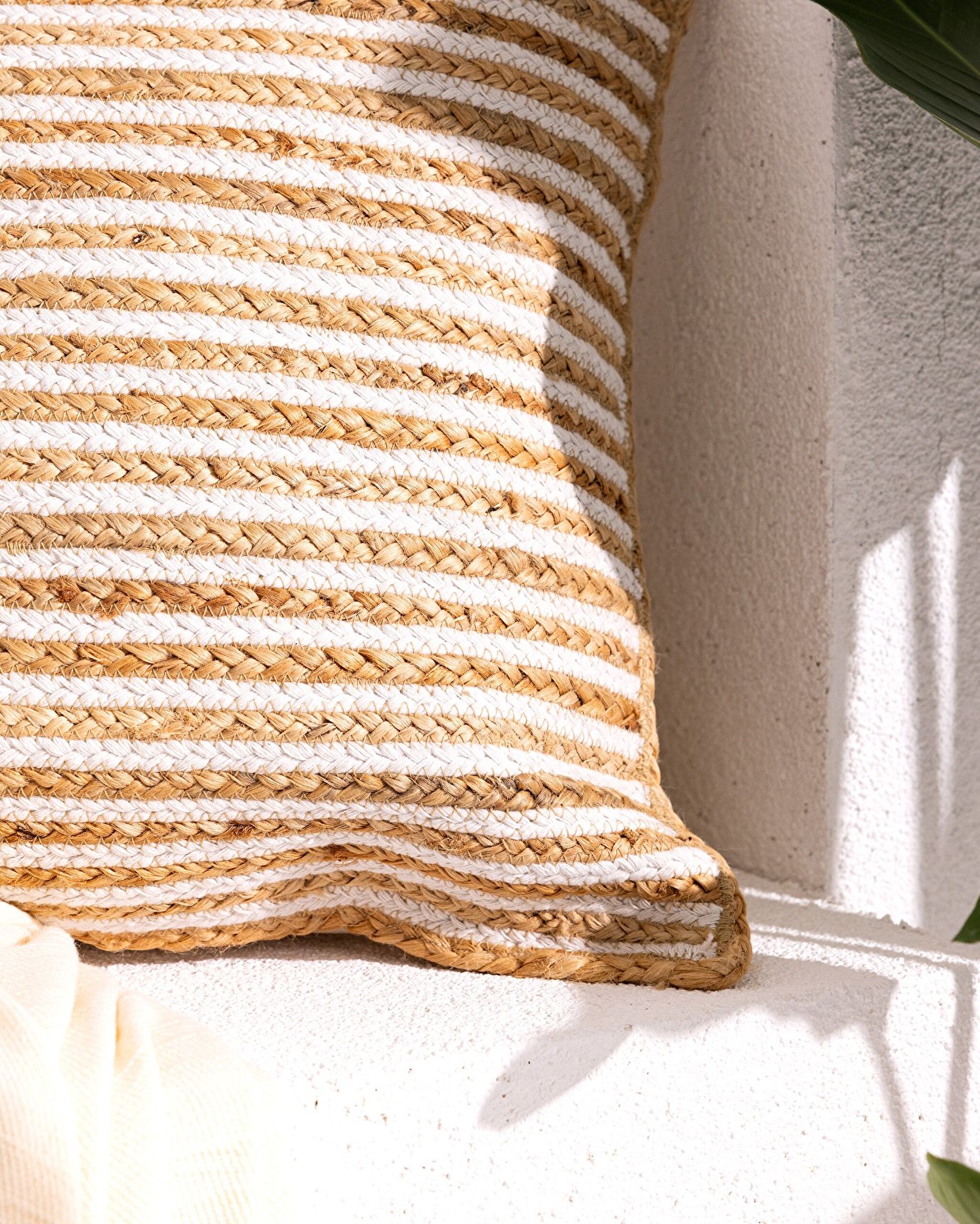 Housse de Coussin en Coton Seine - Naturel - 50x50 cm - 1