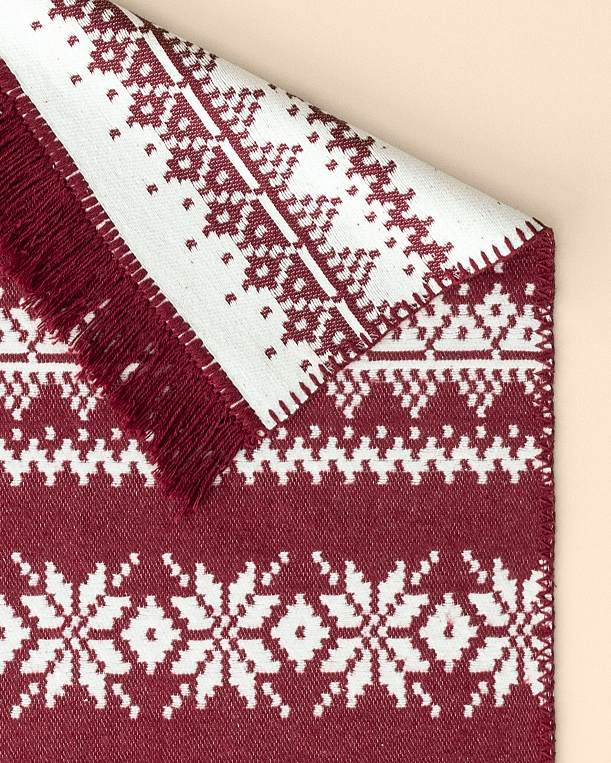 Delron Fringed Woven Rug - 2