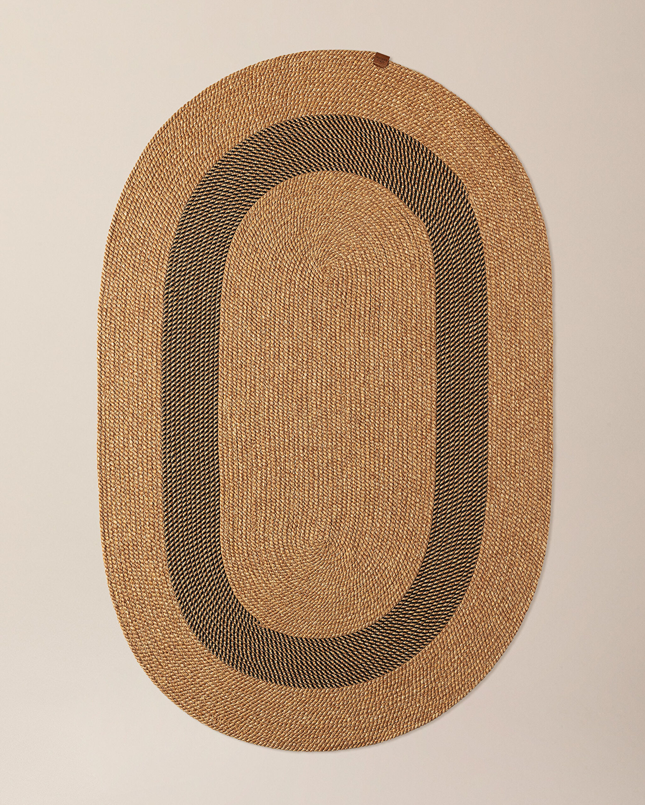Alsace Oval Rug - Natural/Black - 90x150 cm - 5