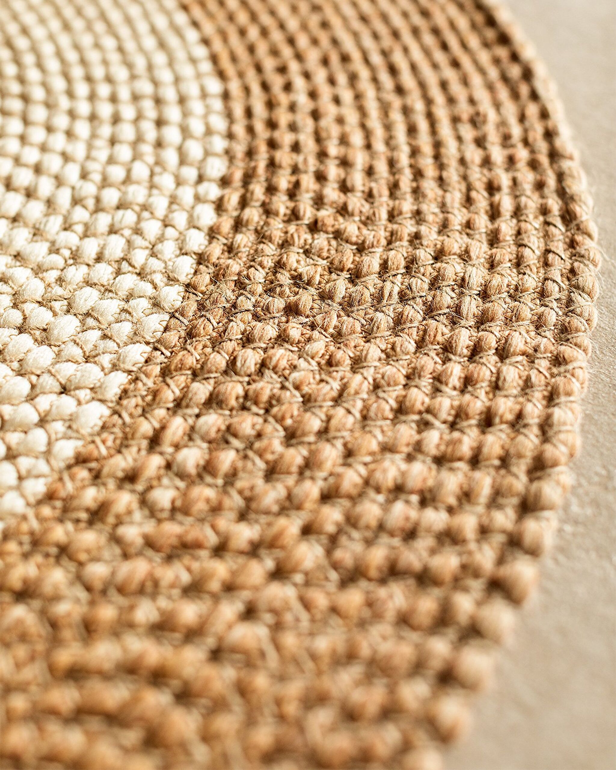 Janvry Round Rug - Beige/Cream - 120 cm - 1