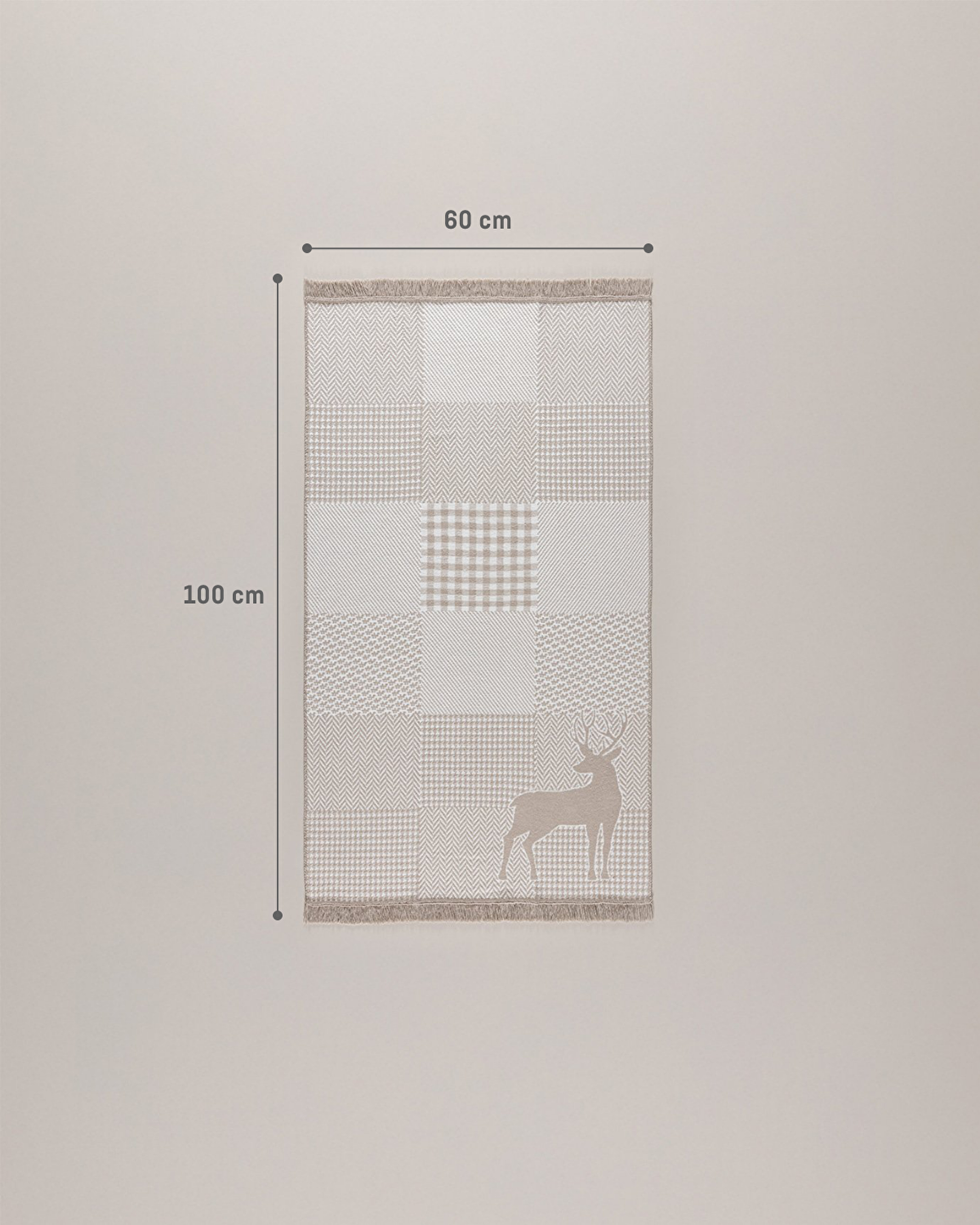 Pétale Fringed Woven Rug - 3