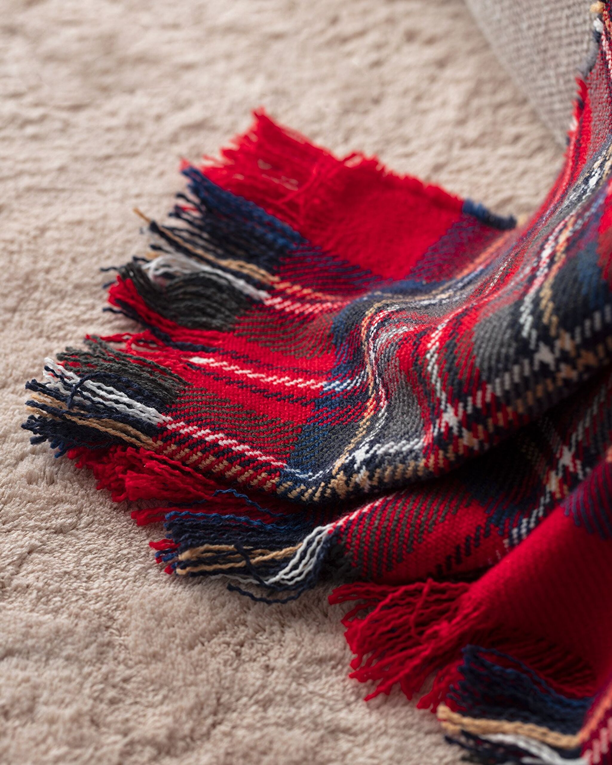 Jeté de Canapé Nuée - Rouge - 1