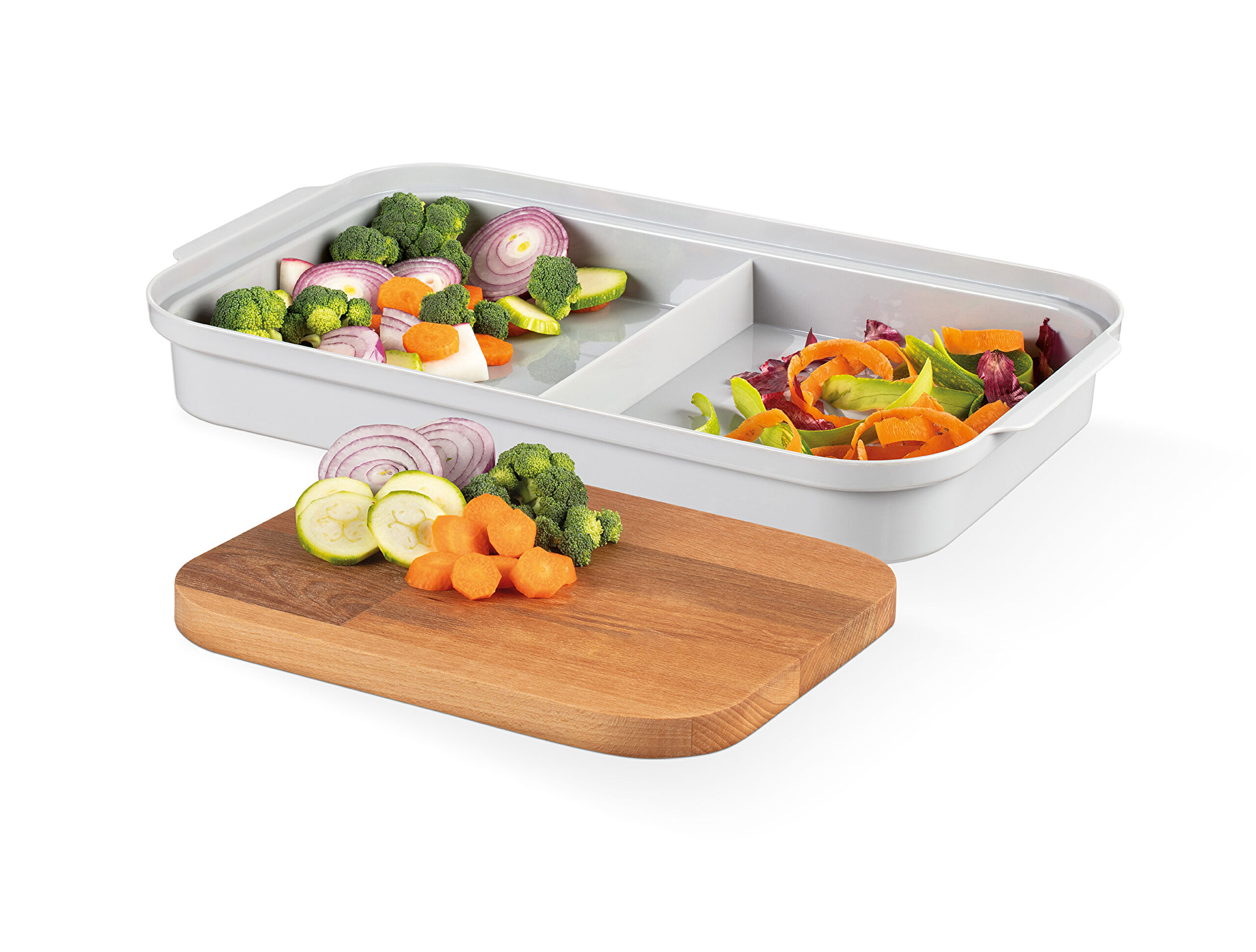 Eolya Houten Snijplank met Kom - 2