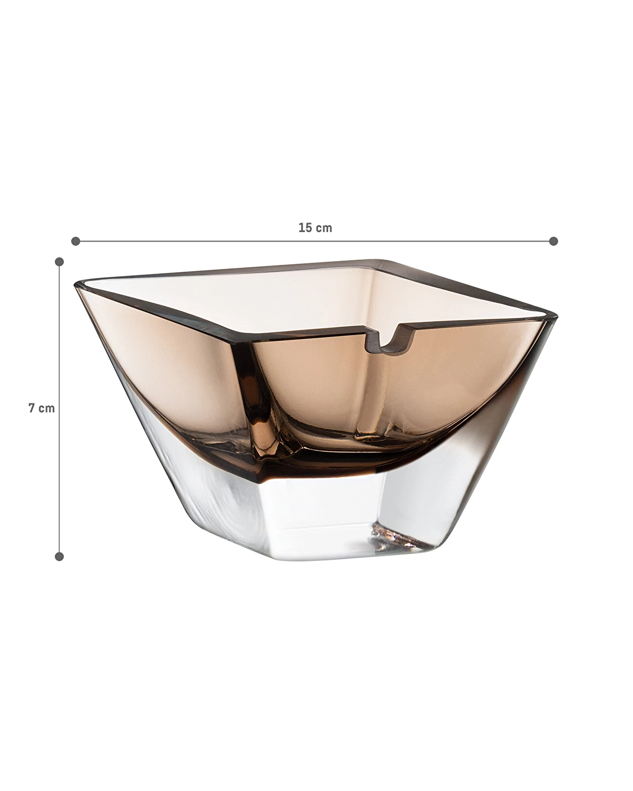 Le Mans Handmade Glass Ashtray - 3