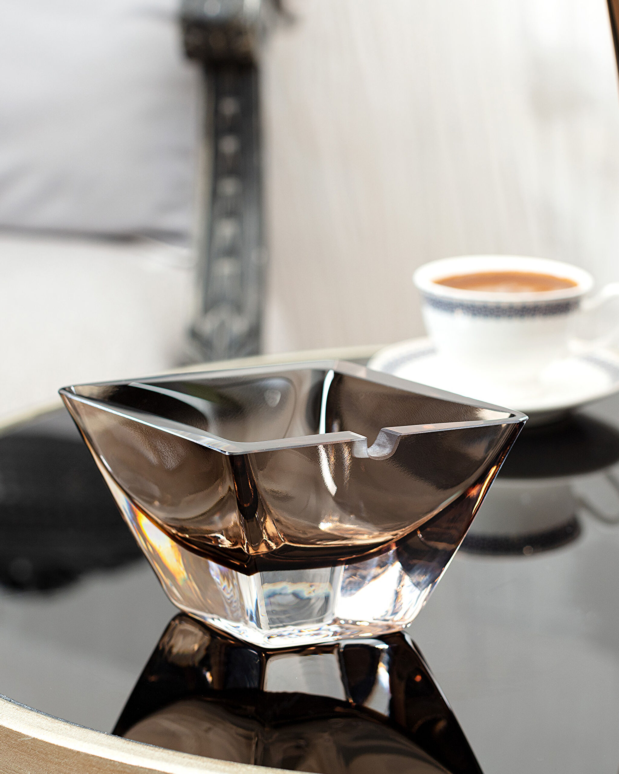 Le Mans Handmade Glass Ashtray - 1