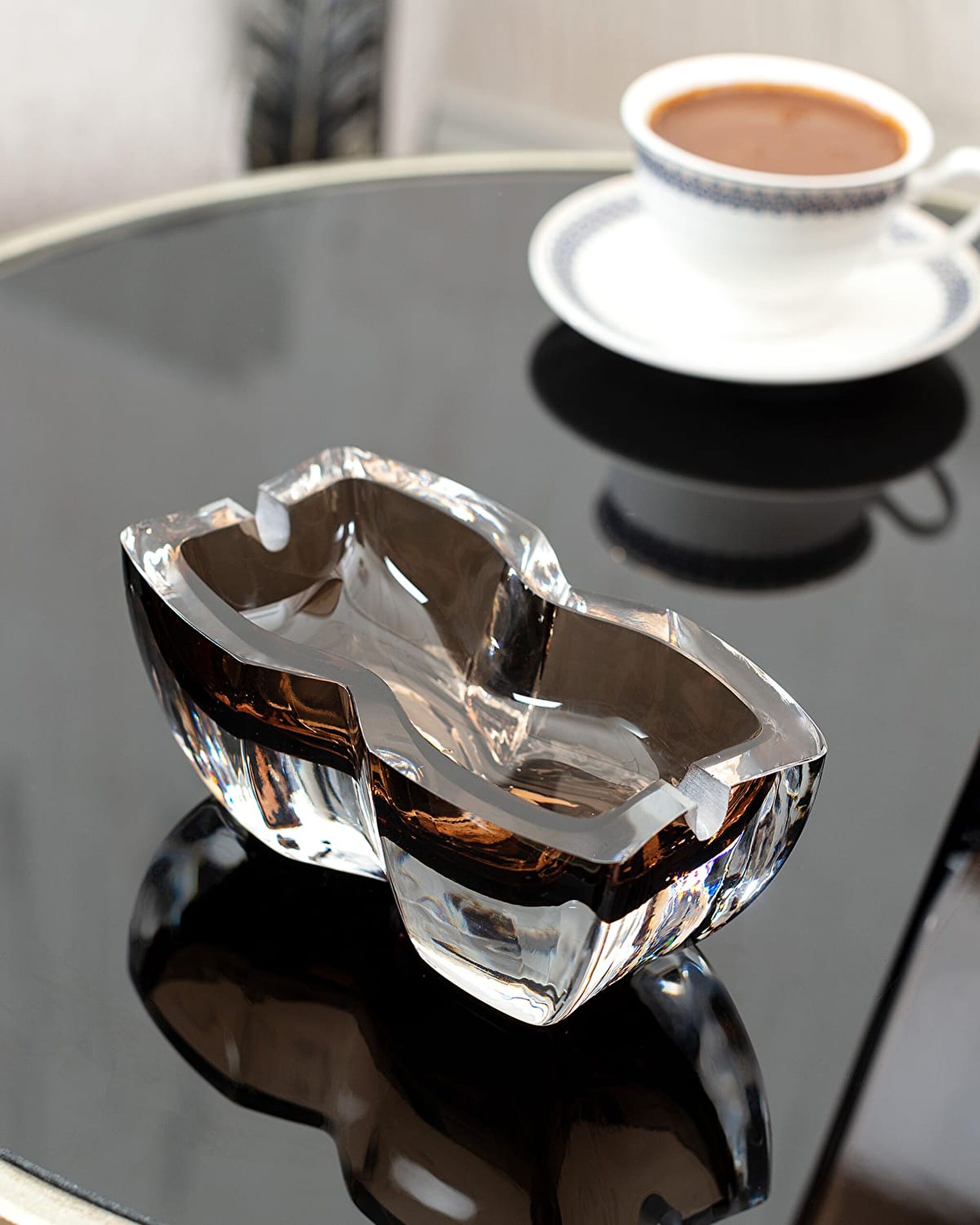 Lorıent Handmade Glass Ashtray - 1