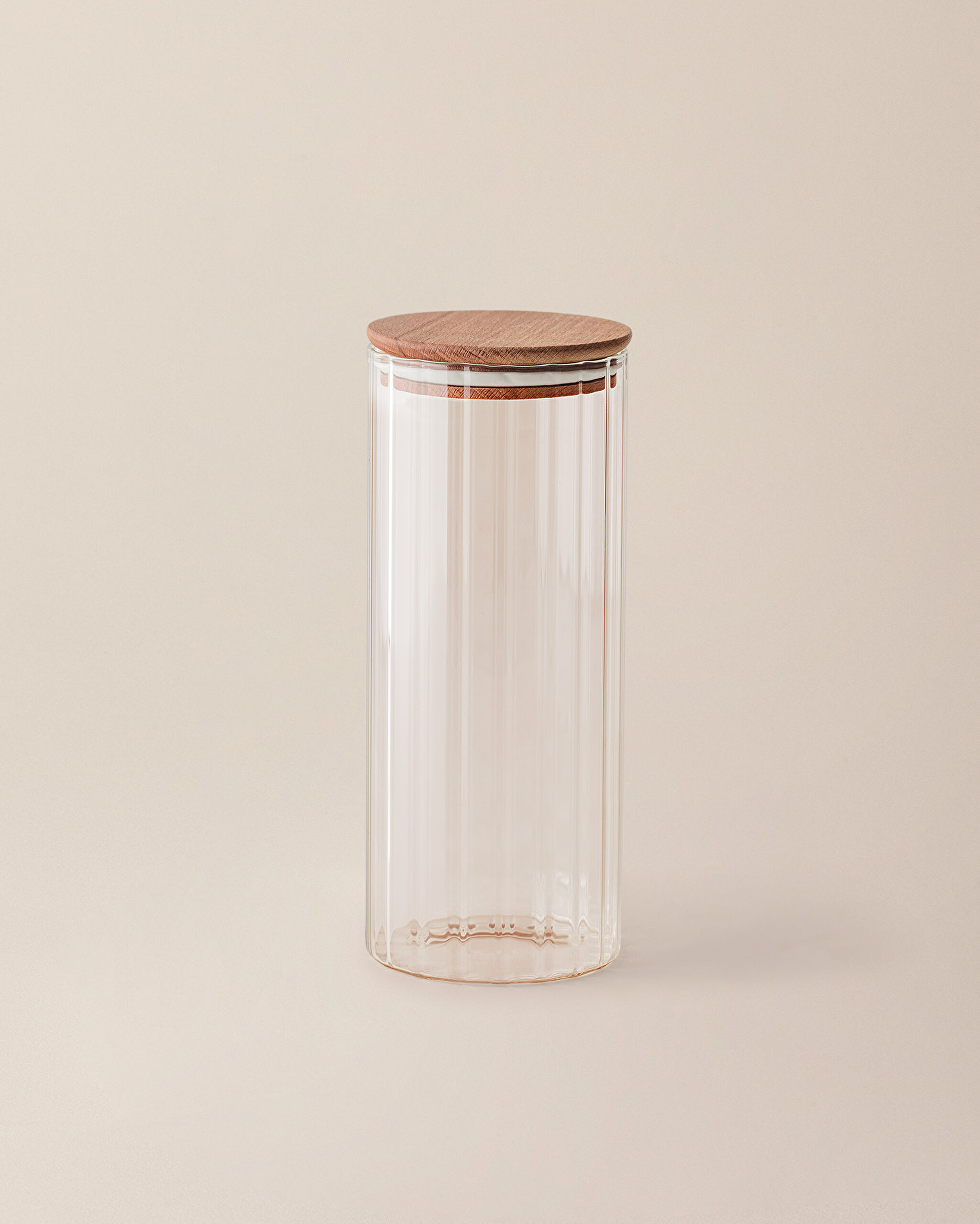 Lunel Optical Cylinder Glass Spice Jar - 360ML - 2