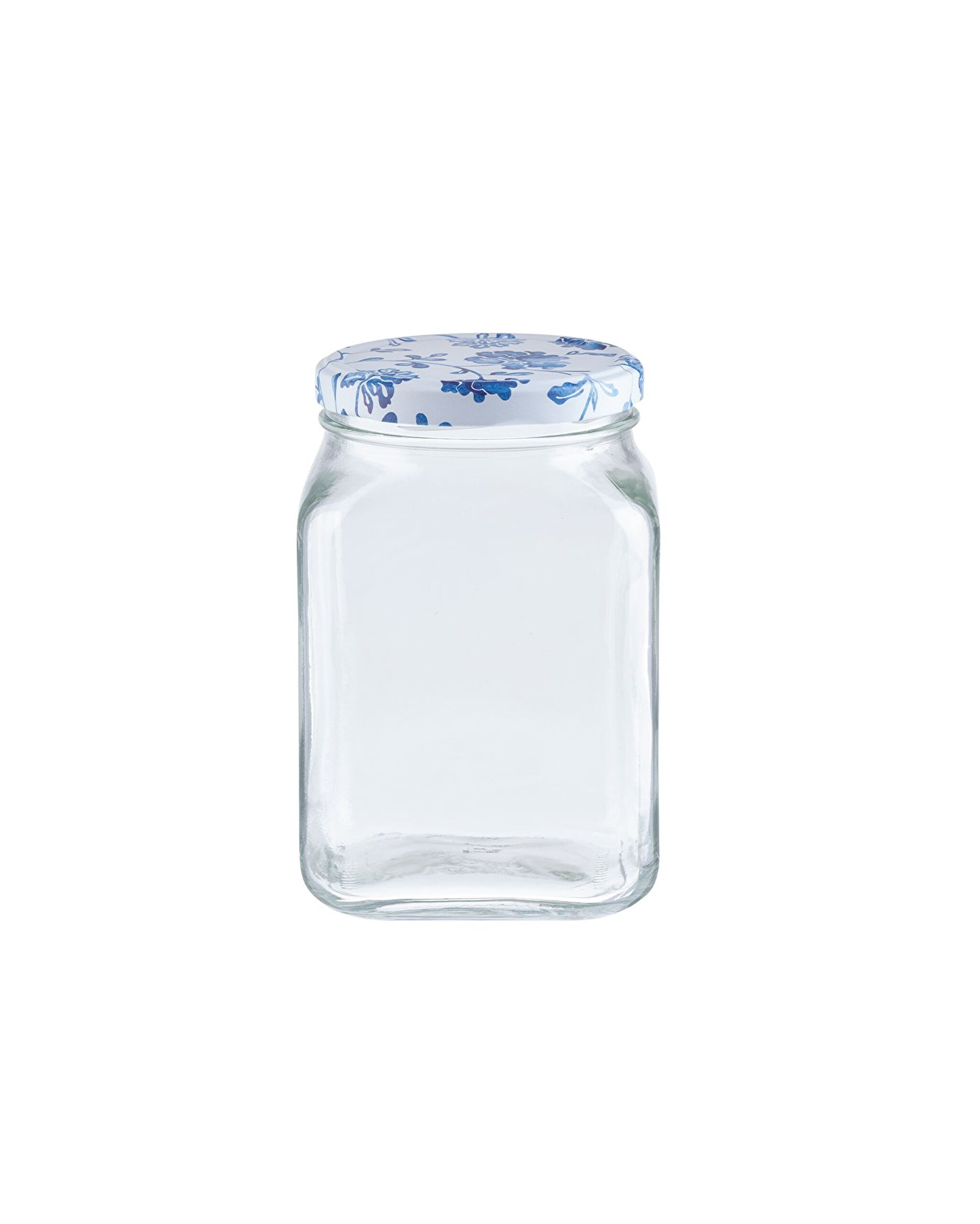 ⁠ Rêve Bleu Fleur Square Γυάλινο Βάζο 1600ml_0}