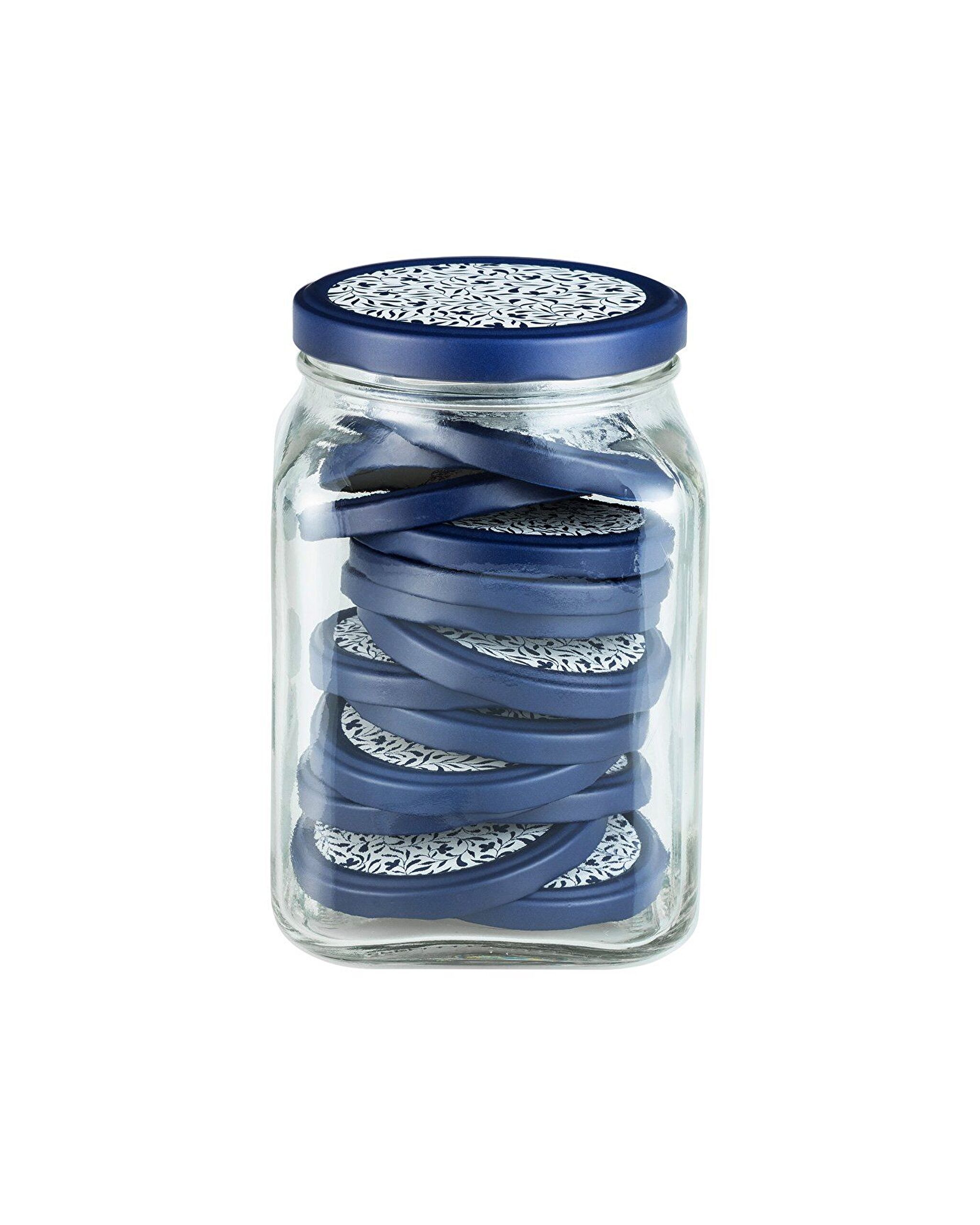 Rêve Bleu La Graine Square Glass Jar 1600ml - 7