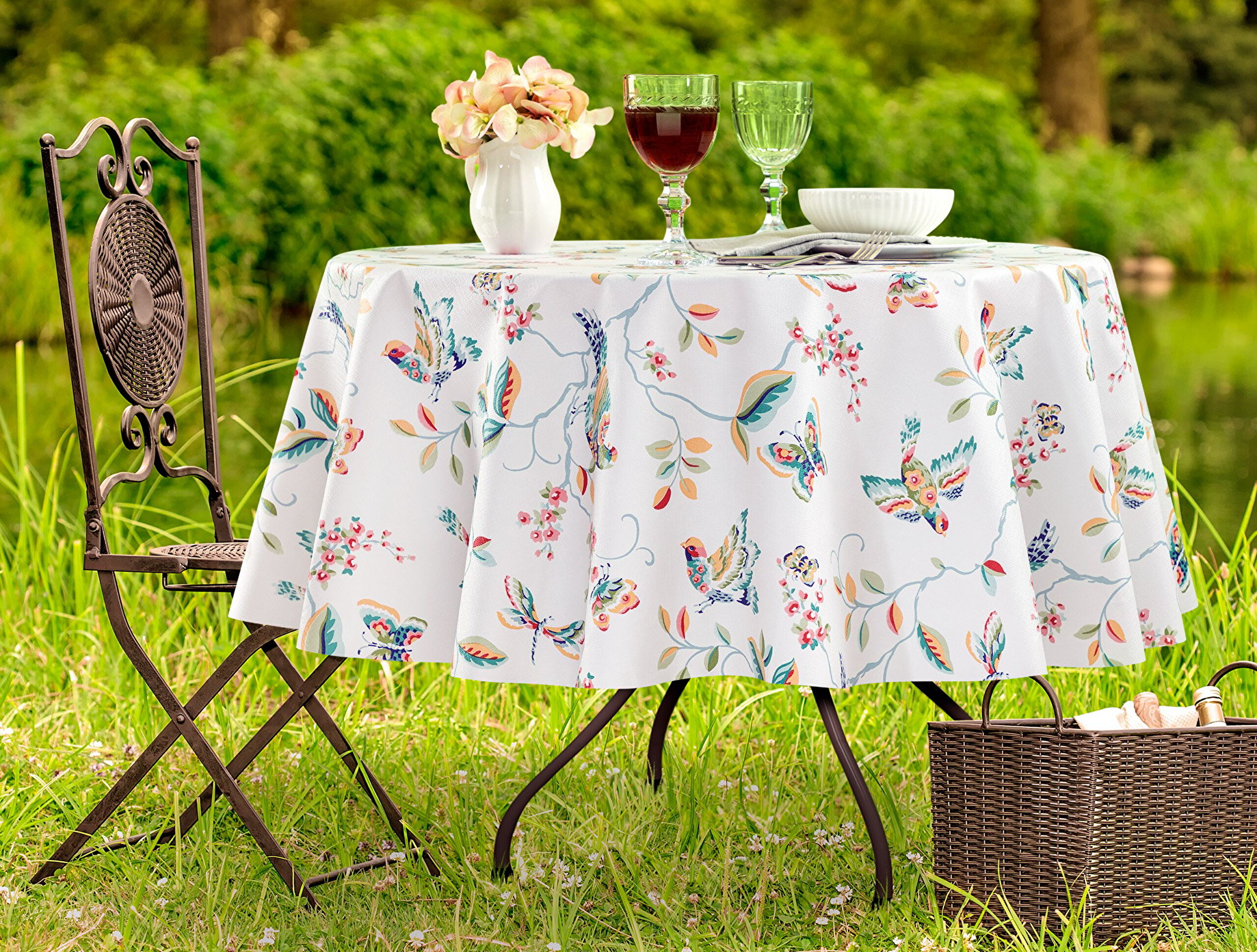 Violet PVC Tablecloth - 0