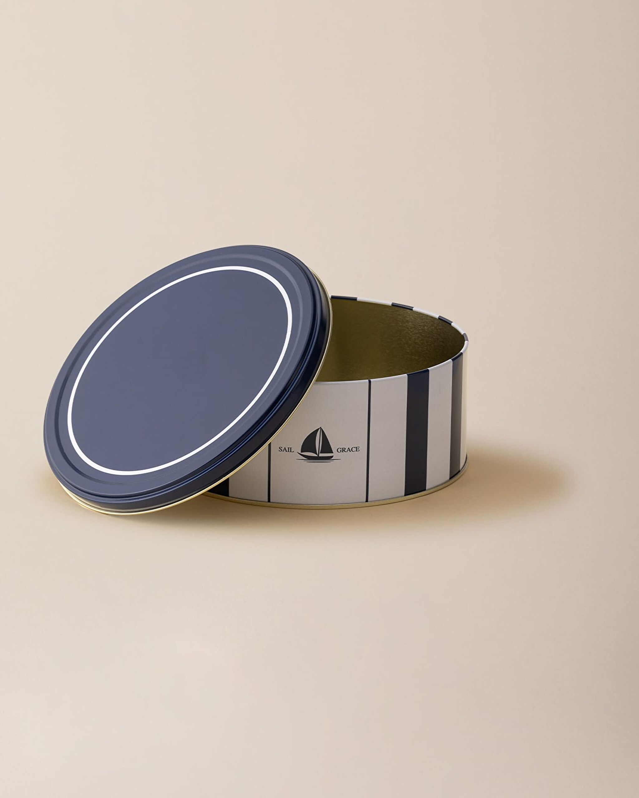 Joly Round Metal Box Medium - 1