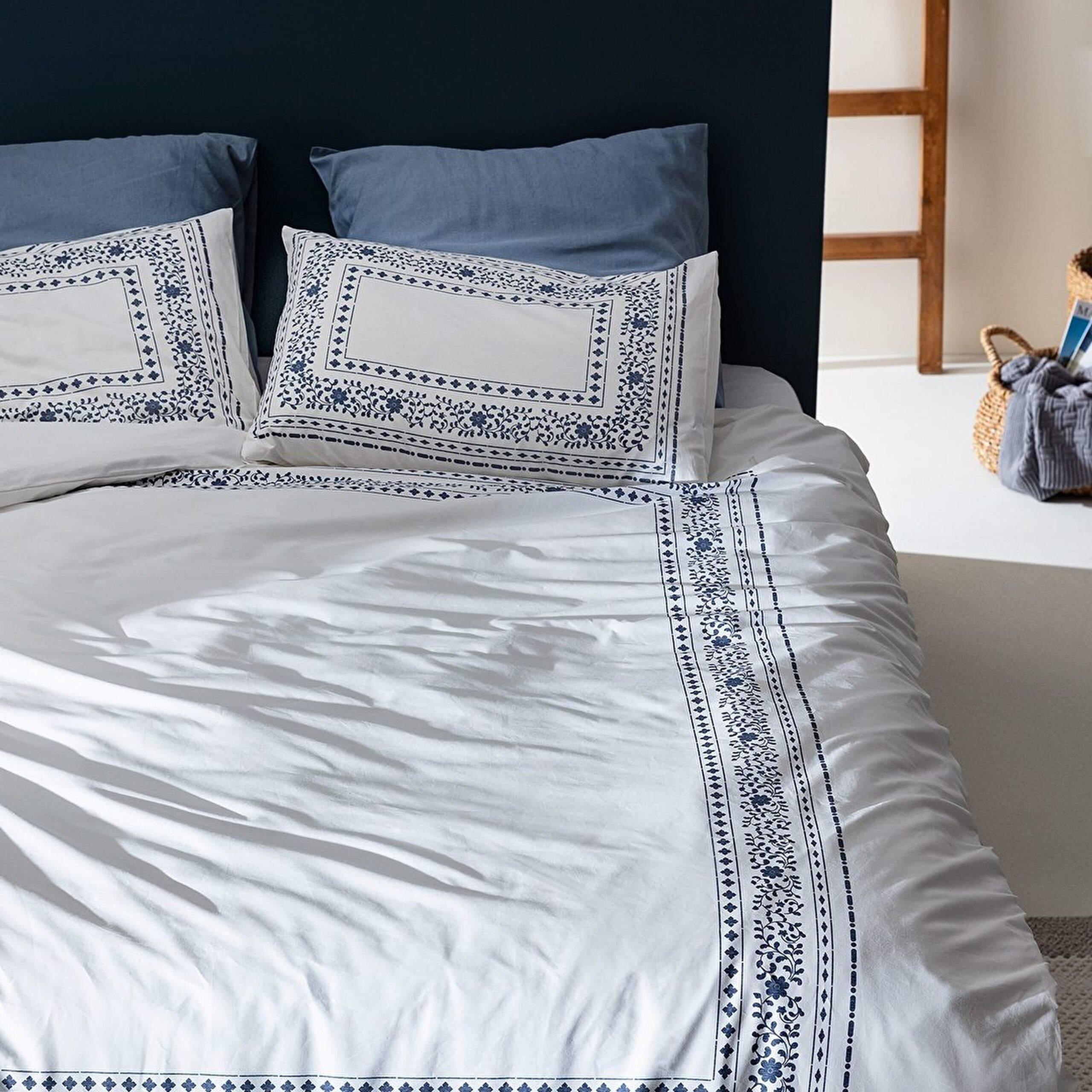 Arber Çift Kişilik Nevresim Takımı - Lacivert - 0