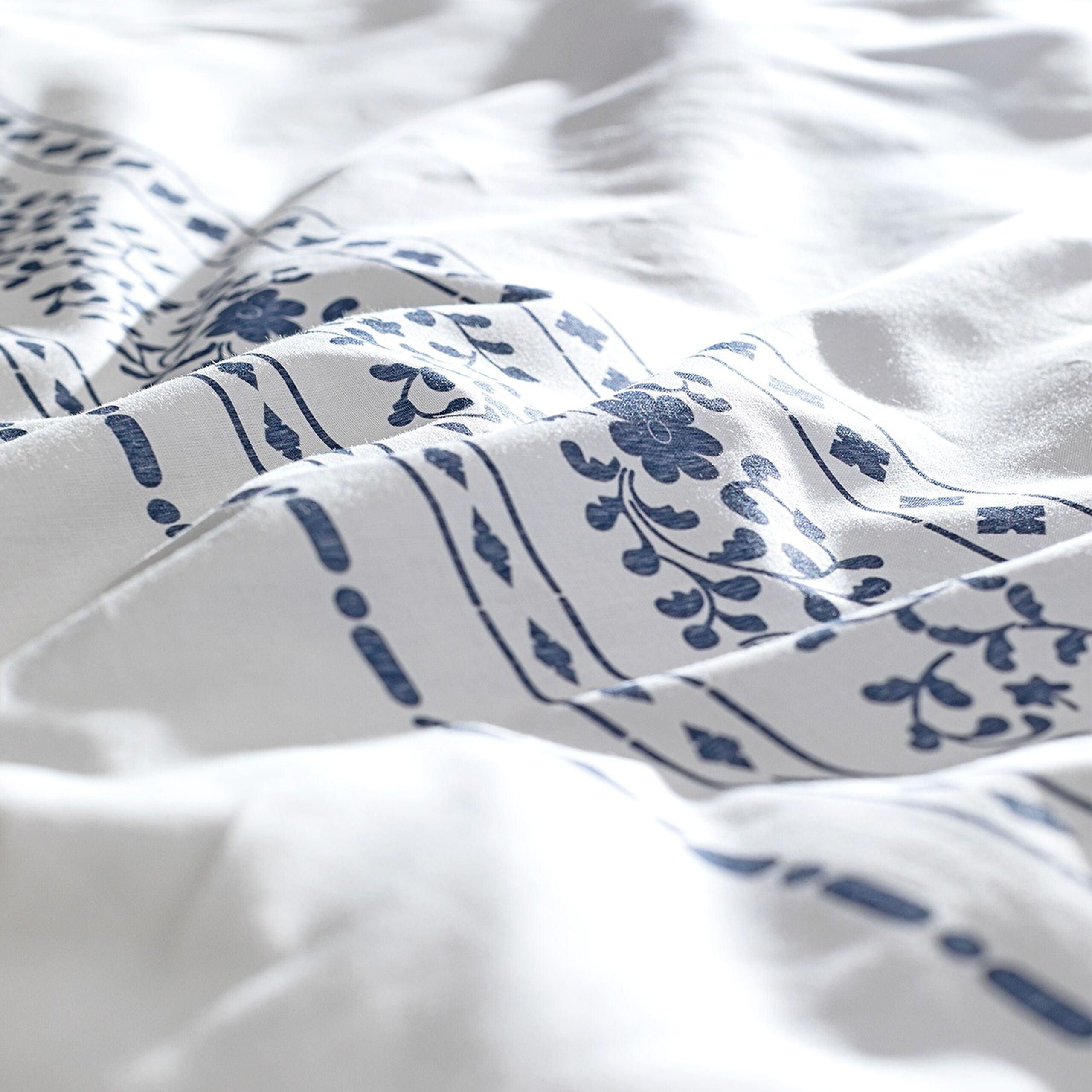 Arber Çift Kişilik Nevresim Takımı - Lacivert - 4