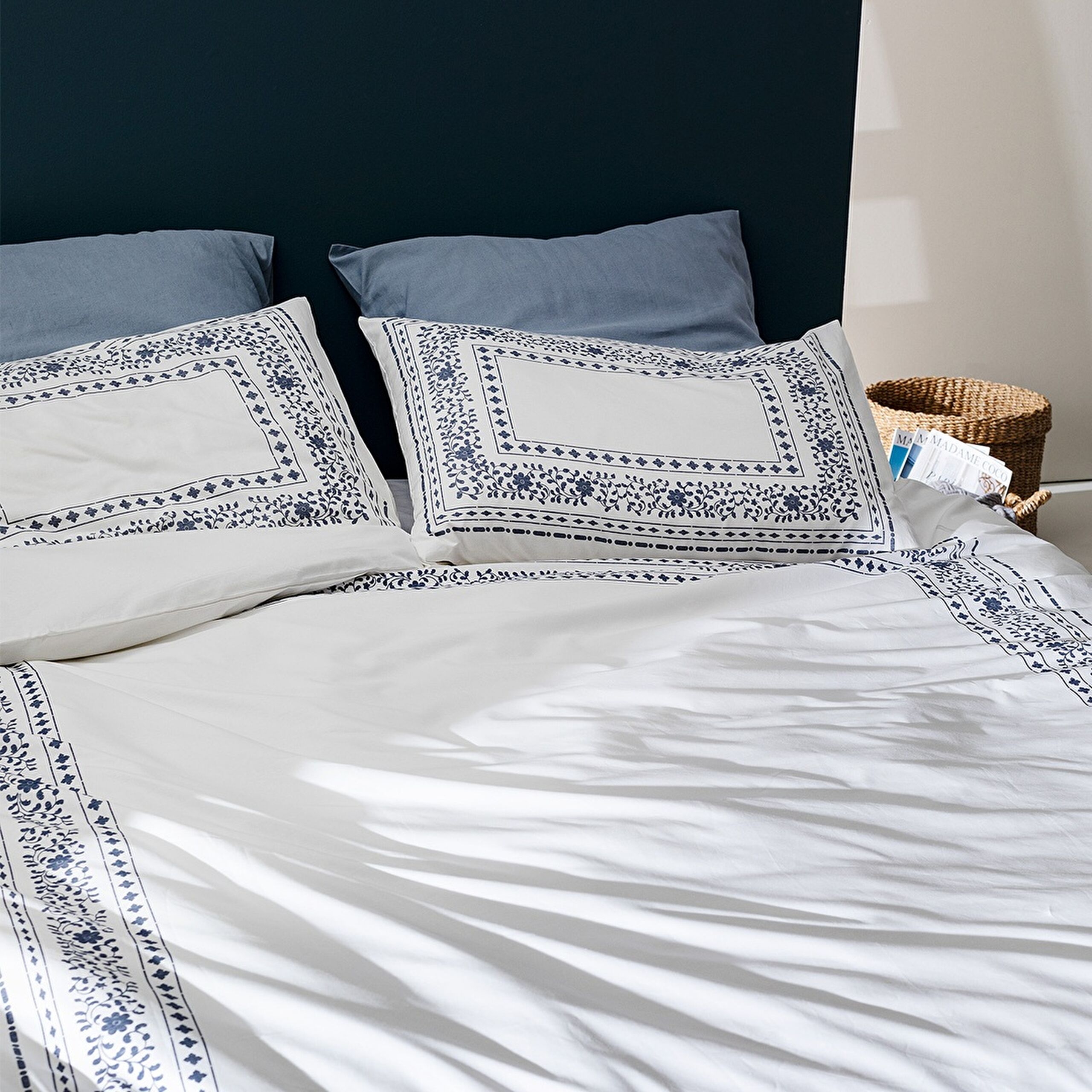 Arber Çift Kişilik Nevresim Takımı - Lacivert - 1