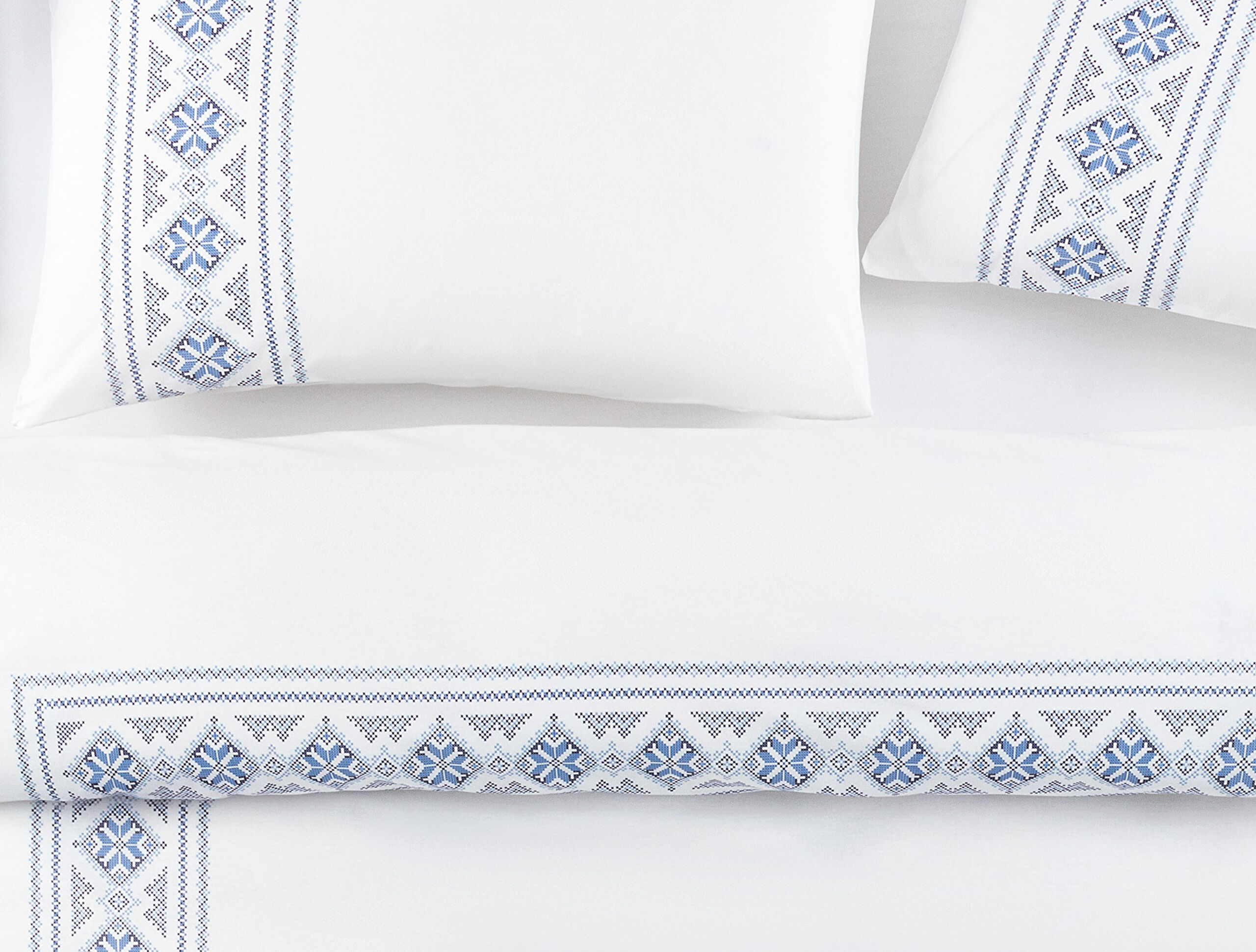 Aire Çift Kişilik Nevresim Takımı - Mavi - 1