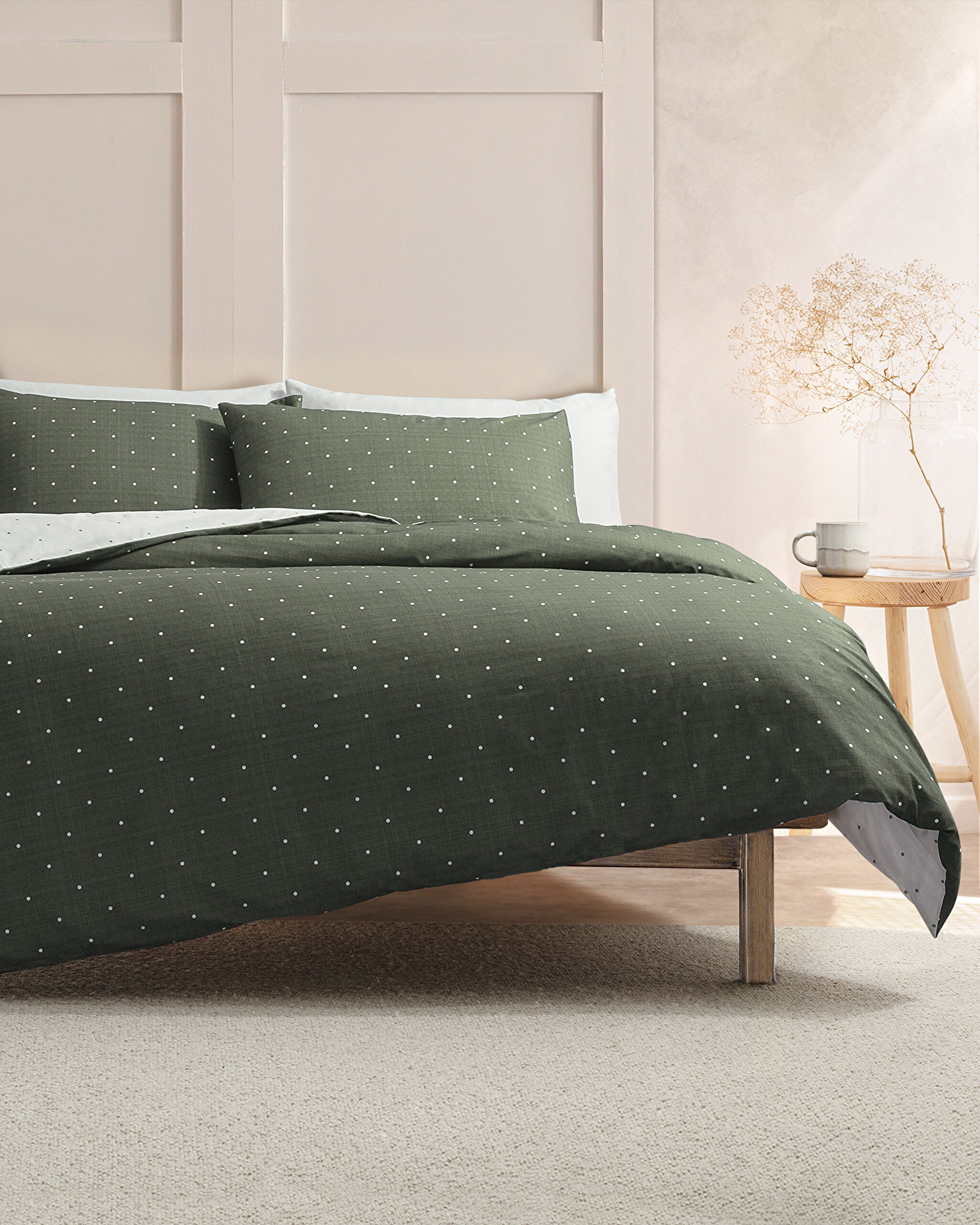 ⁠ Brie Double Size Ranforce Duvet Cover Set - Fitted_0}