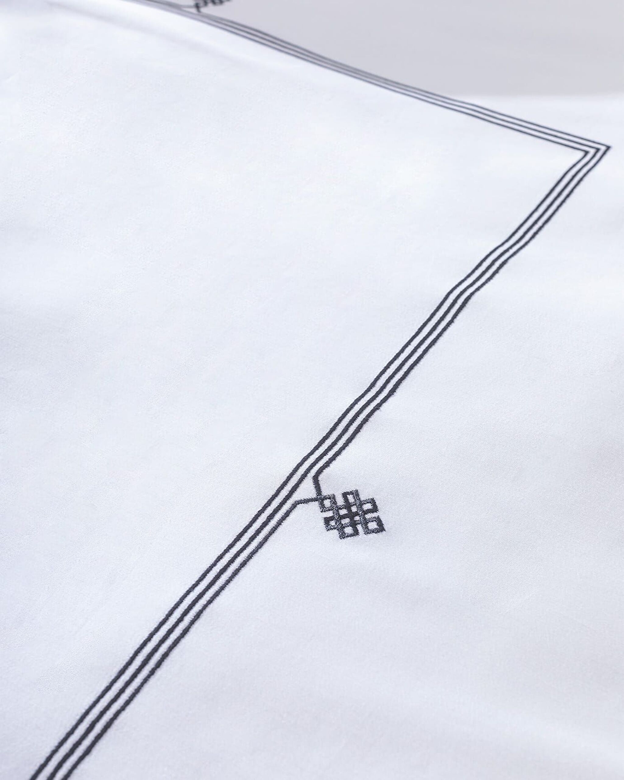 Lilas Çift Kişilik Nakışlı Nevresim Takımı - Saten - 5