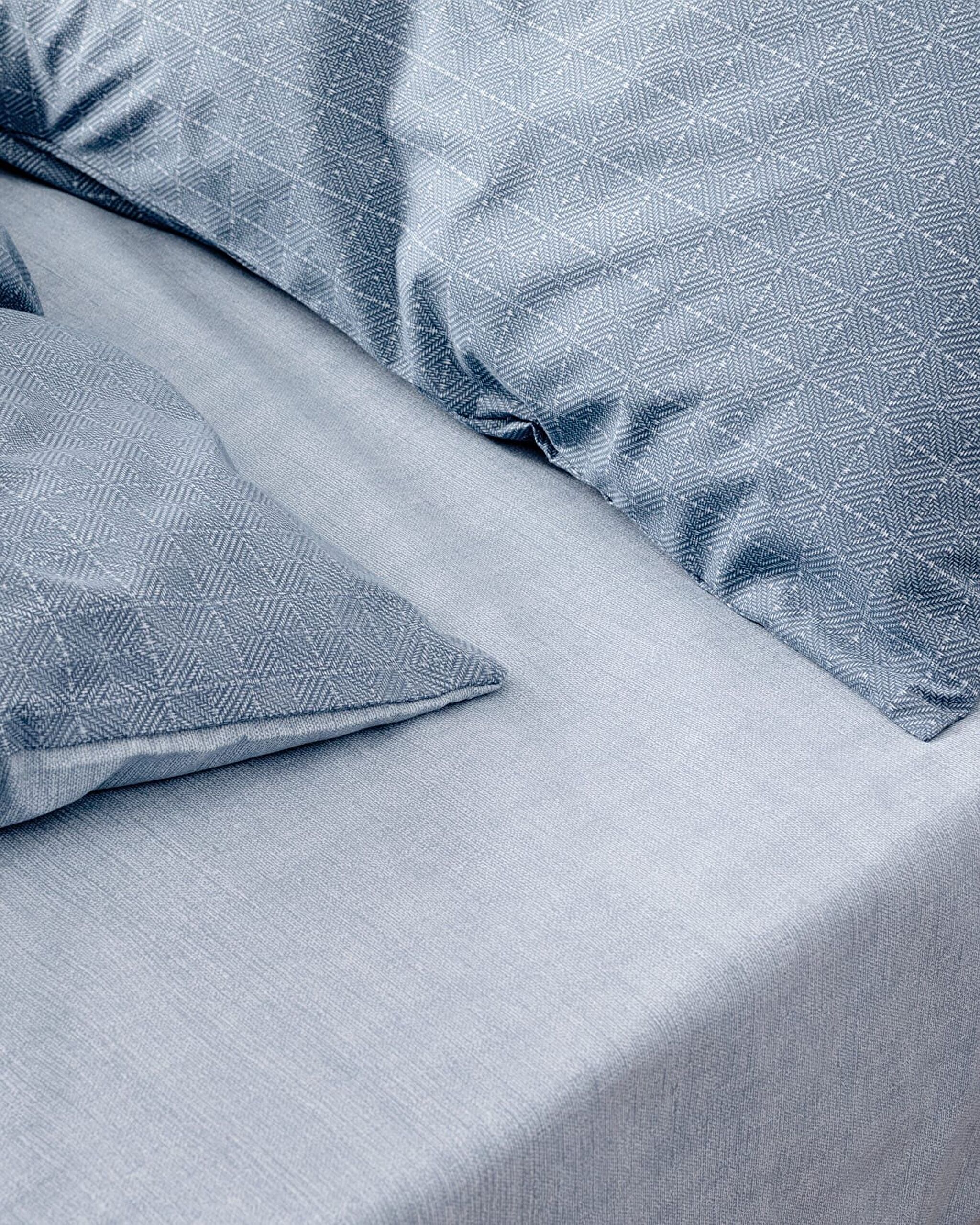 مجموعة غطاء لحاف  ذات حجم مزدوج -  منقوش - 3