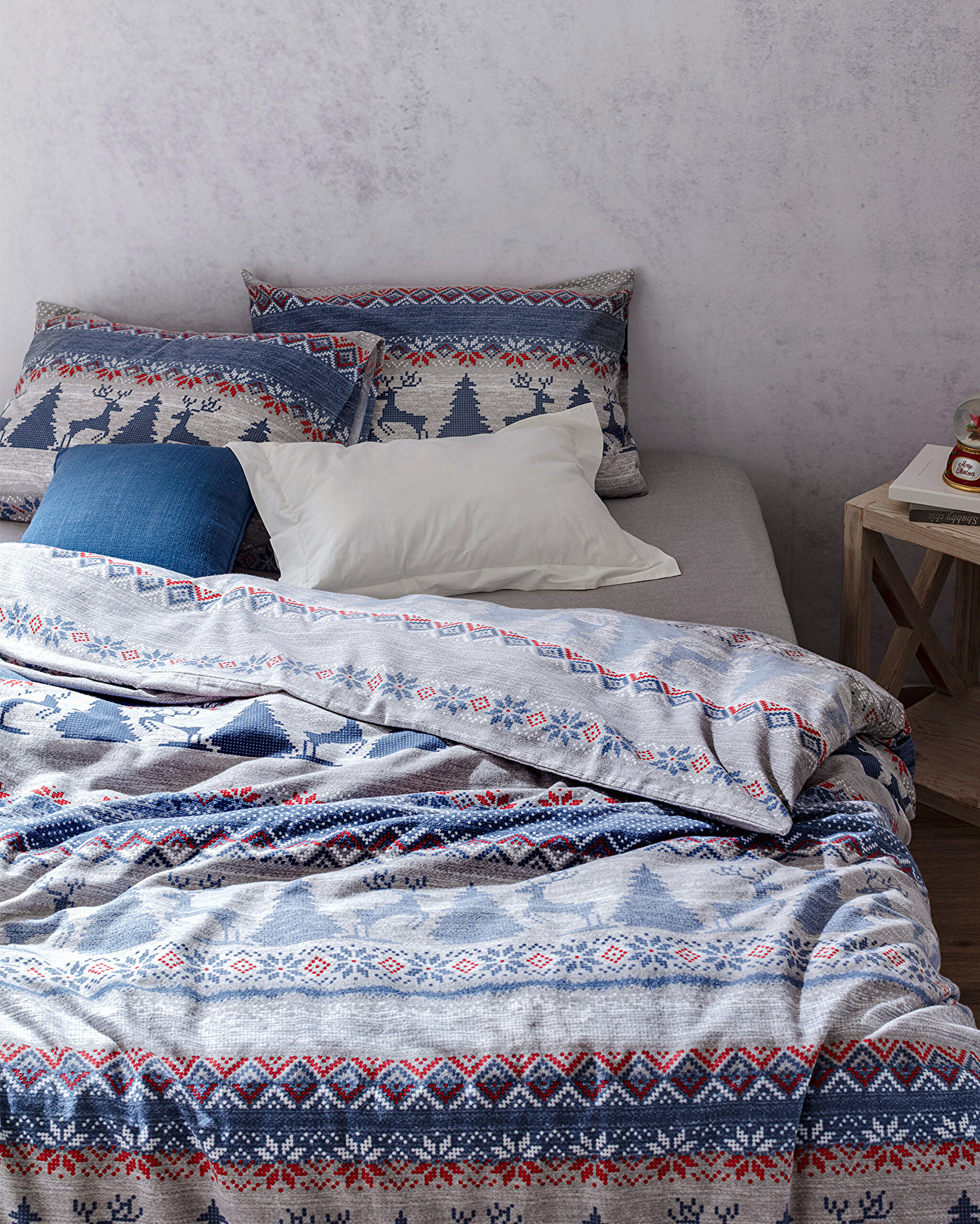 Vixien Çift Kişilik Nevresim Takımı - Flanel - 1