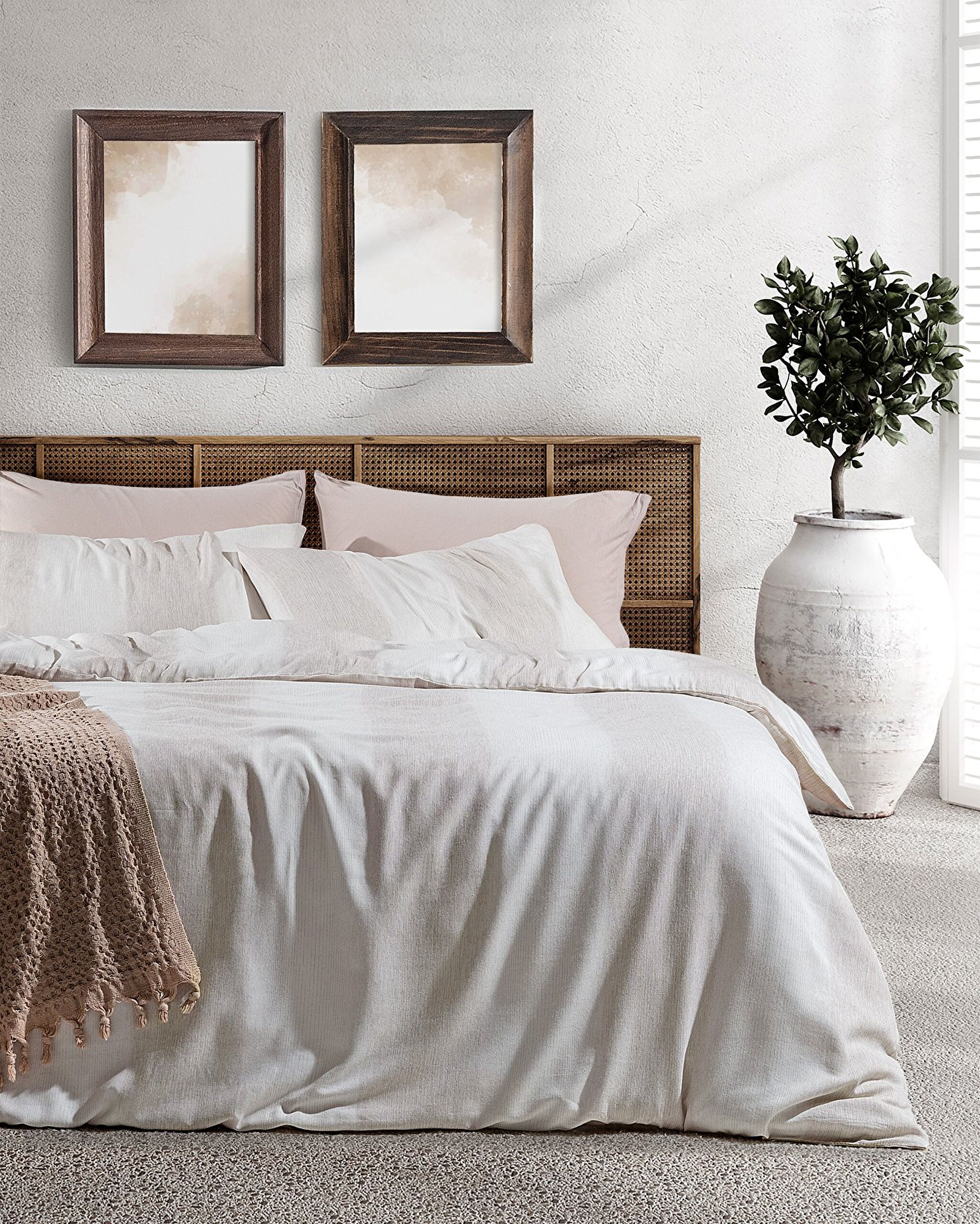 Berthe Çift Kişilik Armürlü Nevresim Takımı - 0