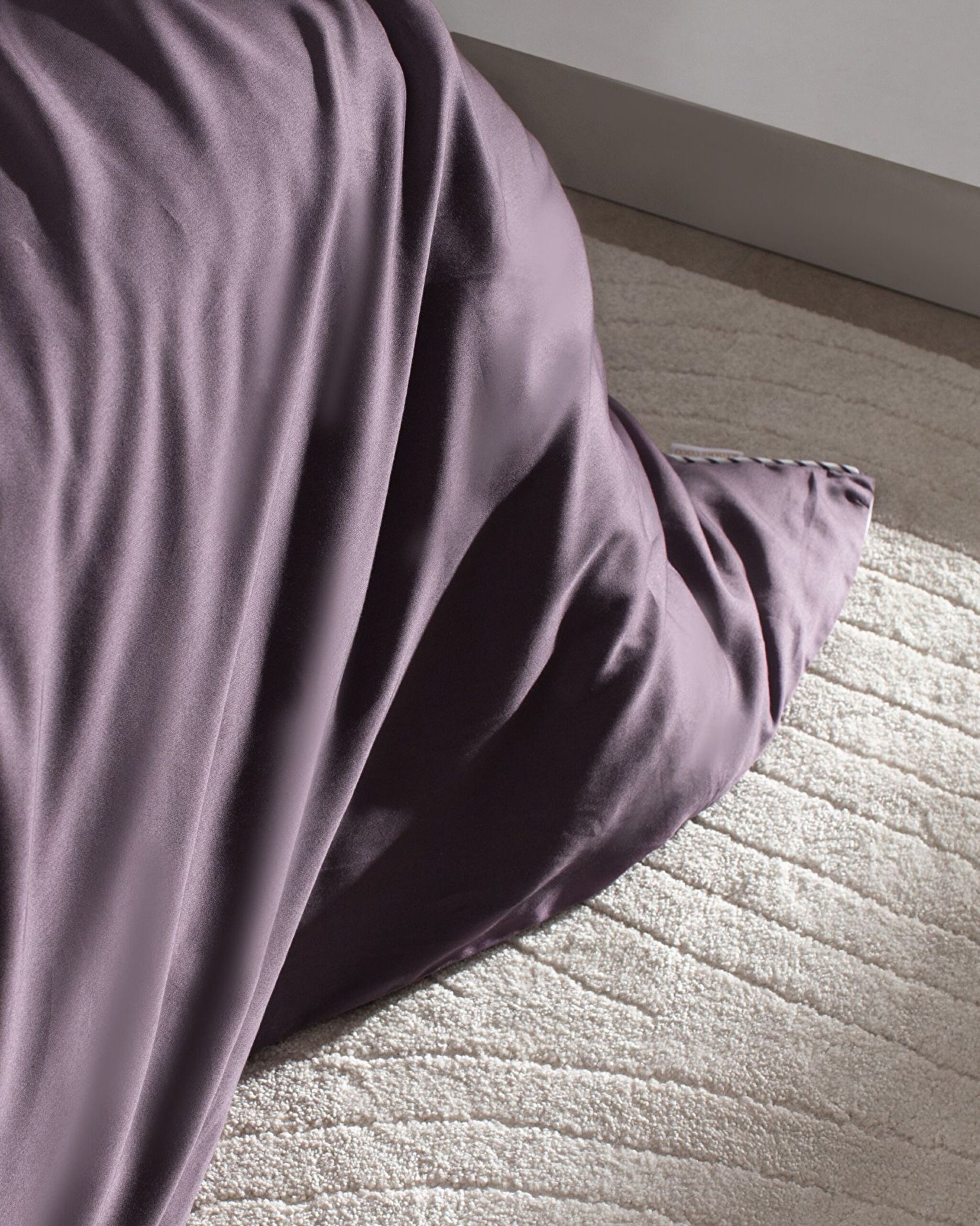 Verne Double Size Printed Satin Duvet Cover Set - 5