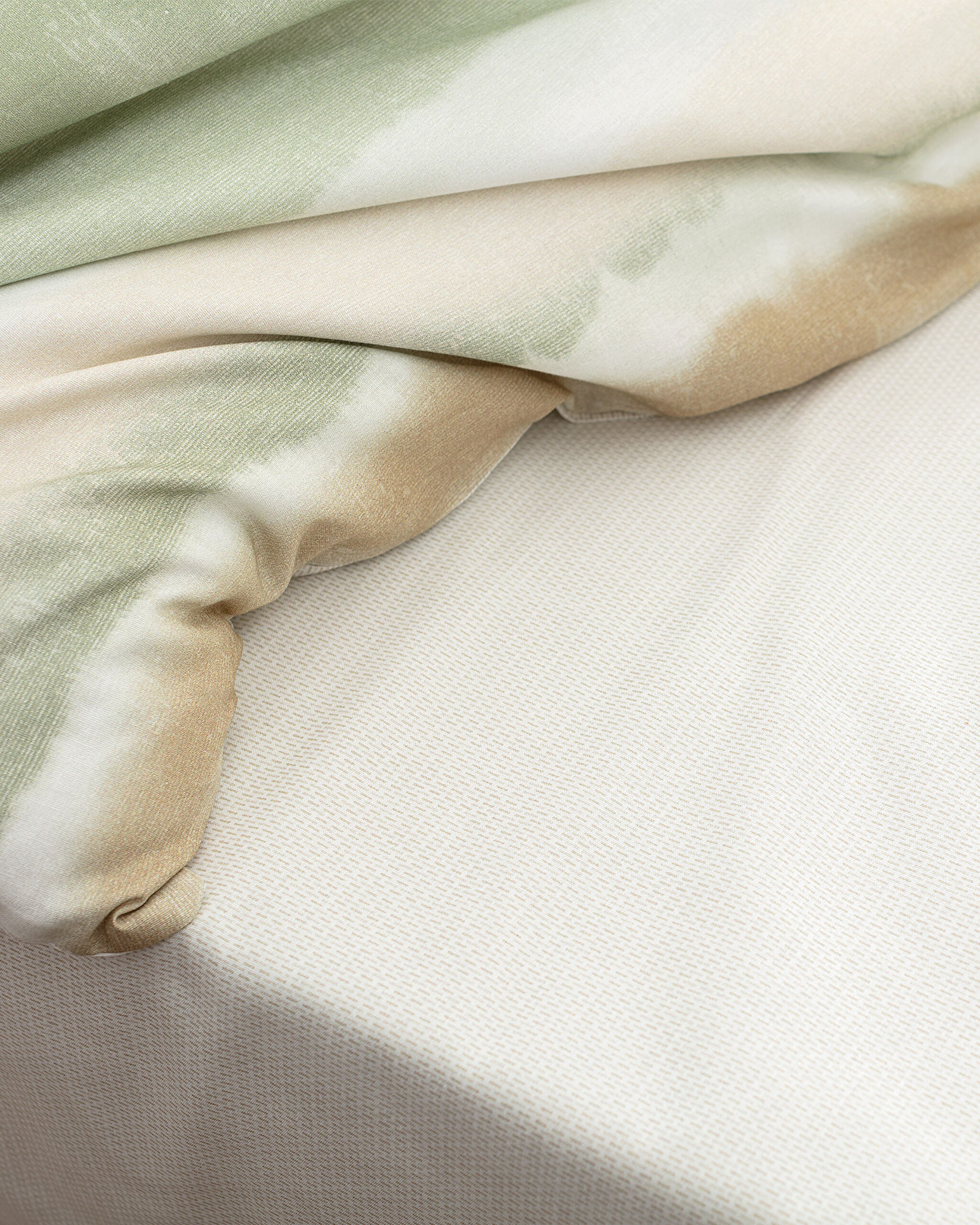 Leda Çift Kişilik %100 Pamuk Ranforce Baskılı Nevresim Takımı - Haki - 3