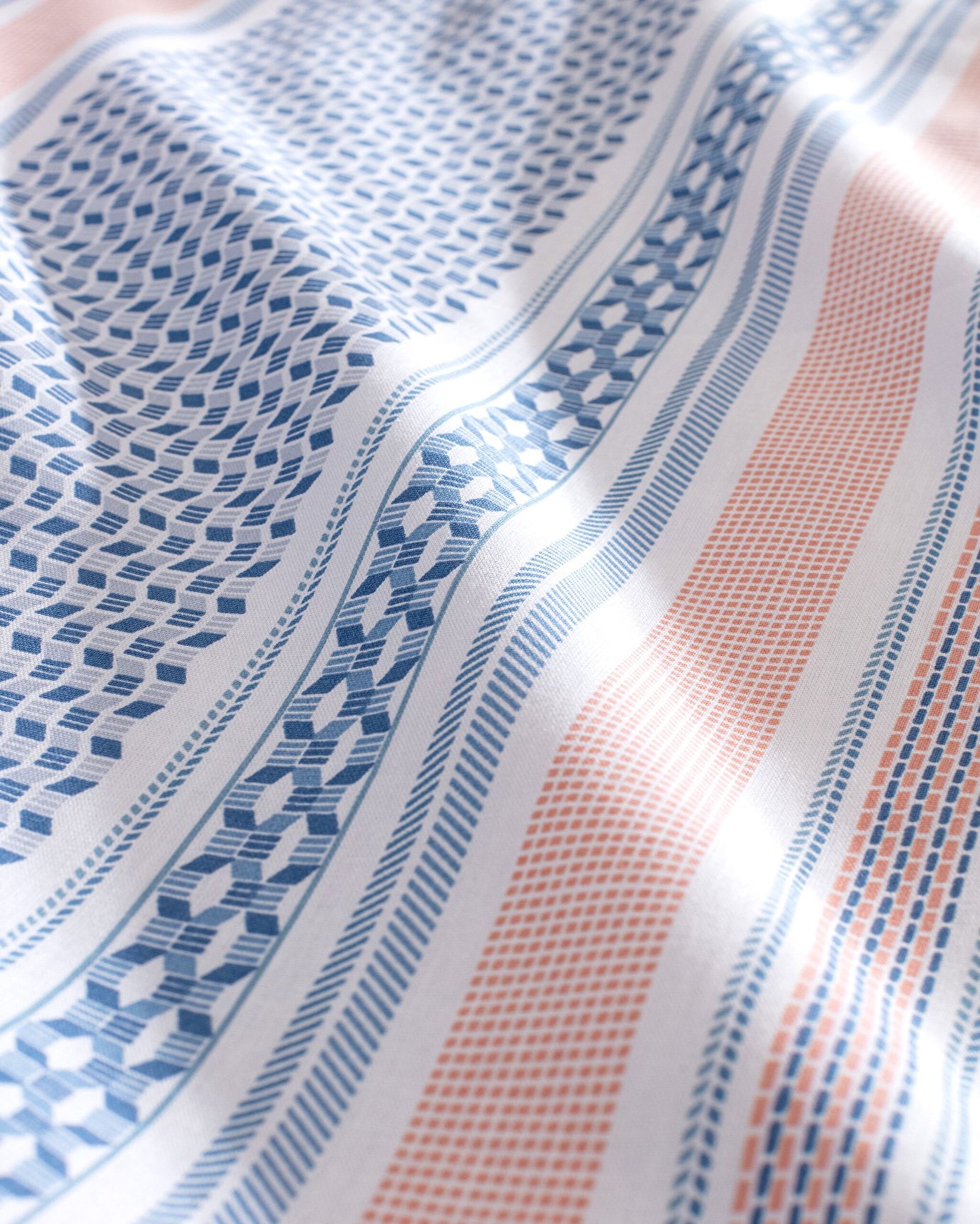 Favour Double-Bettbezug-Set aus 100 % Baumwolle mit Ranforce-Aufdruck – Blau - 5